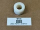 Allis Chalmers Upper Steering Shaft Tube Bushing, display image of a white rubber bushing for steering shaft replacement.