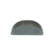 A semi-circular metal Woodruff key, designed for Allis-Chalmers CA, D10, D12 farm tractors, used for securing rotating parts to a shaft.