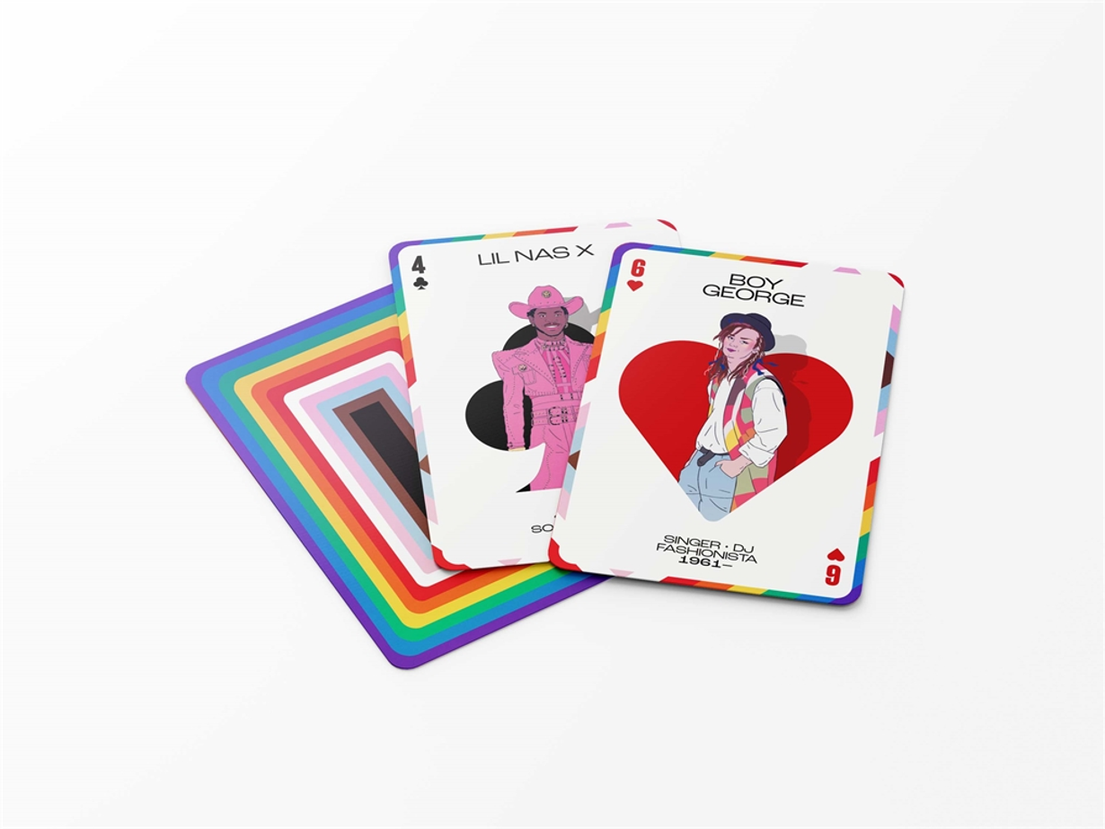 Pride Playing Cards: Icons of the LGBTQ+ community