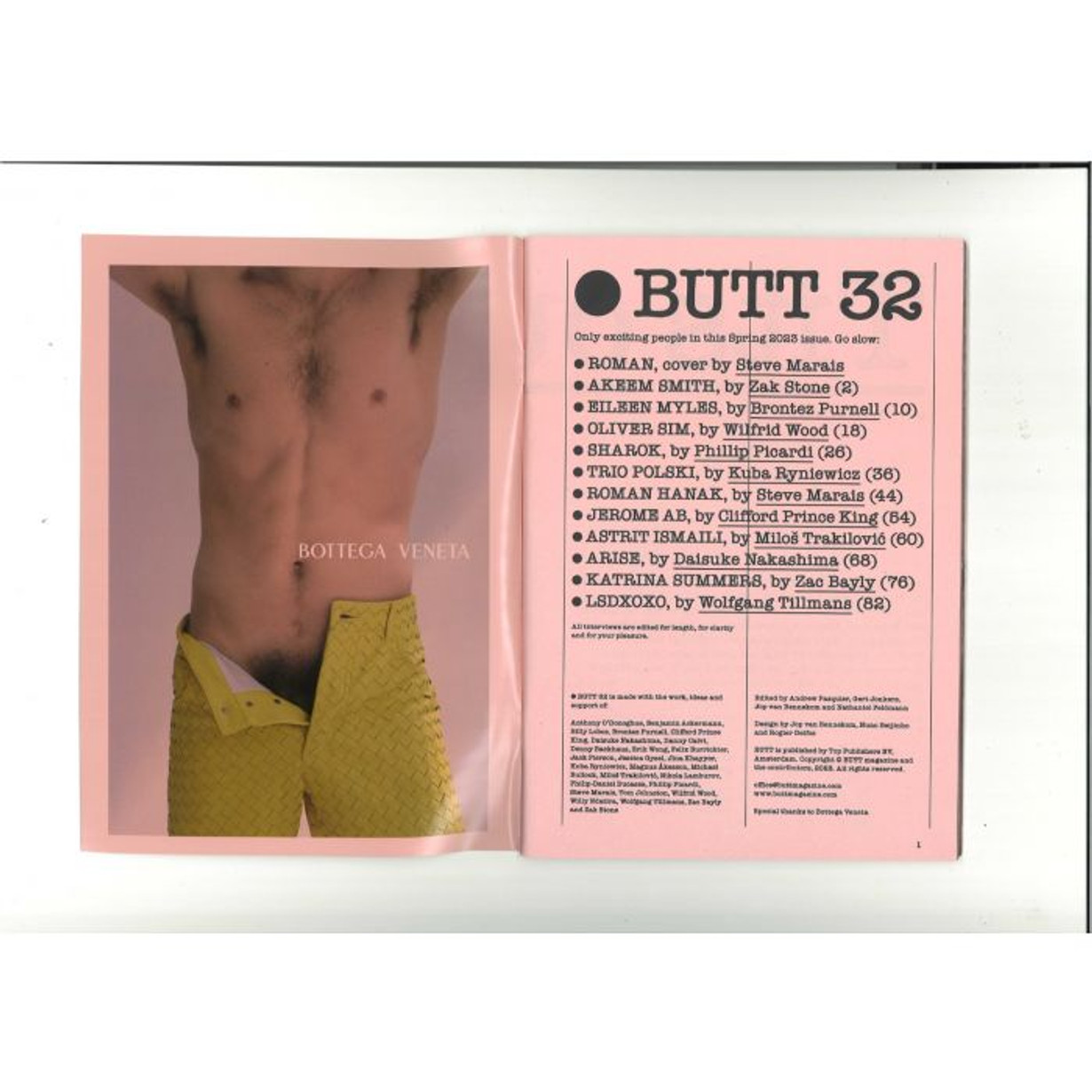 Butt Magazine Issue #32 (Northern Spring) 2023