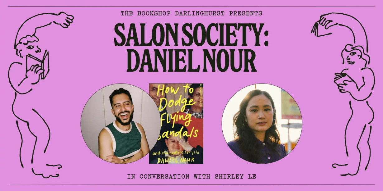Daniel Nour in conversation with Shirley Le - Tuesday 3rd June 6pm