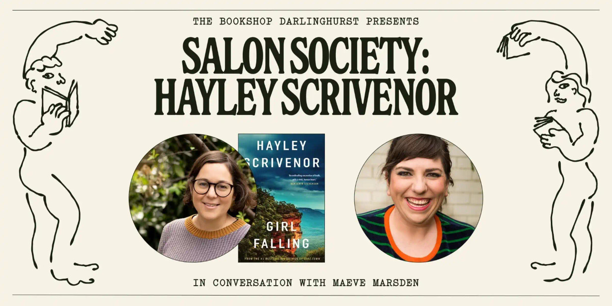 Hayley Scrivenor in conversation with Maeve Marsden - Saturday 28th June 2pm