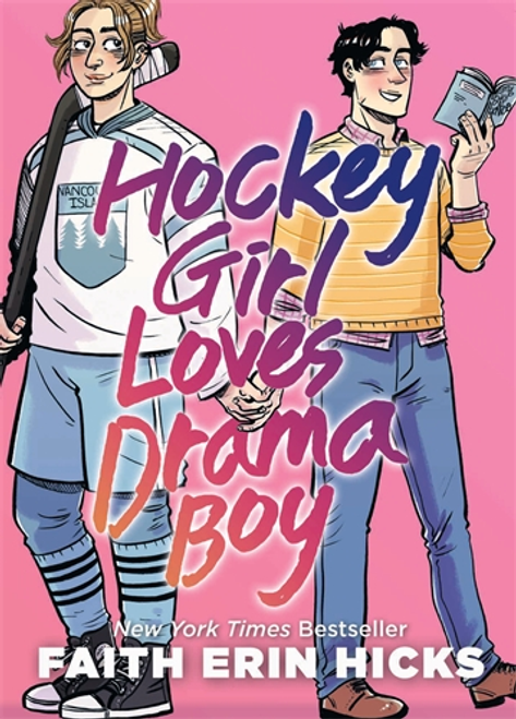 Hockey Girl Loves Drama Boy: A feel-good YA graphic novel with an unexpected romance