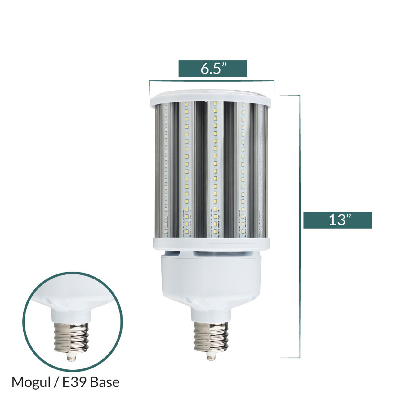 Corn Bulb 1000W Replacement LED - High Output Retrofit for Shoebox or  Parking Lot Fixtures - 5000K; Mogul Base - 100-277 volts