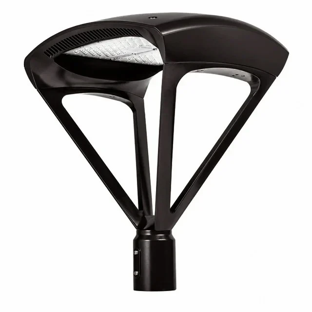 LED Modern Post Top Light - 300 Watt - 39000 Lumens - 5000K Daylight - 120-277V - Bronze - Fits Up to 2.5 Inch Pole Top