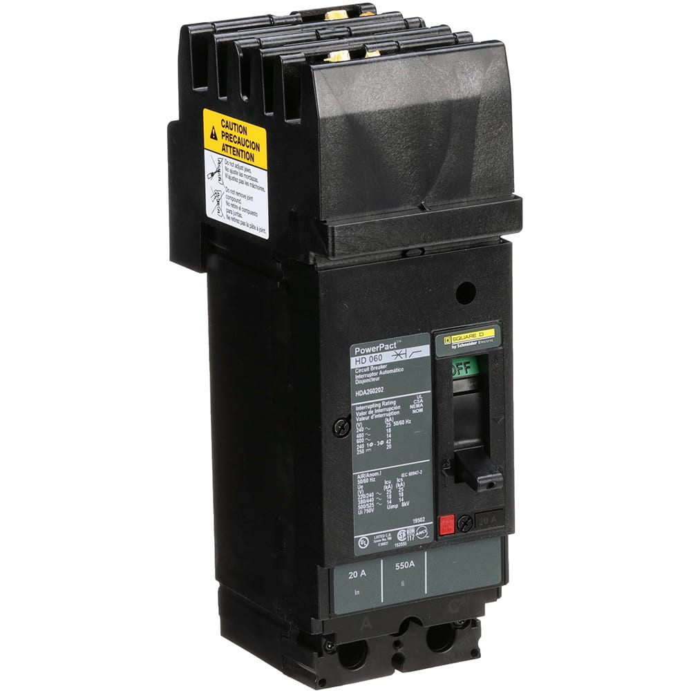 Square D - HDA260202 - Molded Case Circuit Breaker, POWERPACT H Series ...