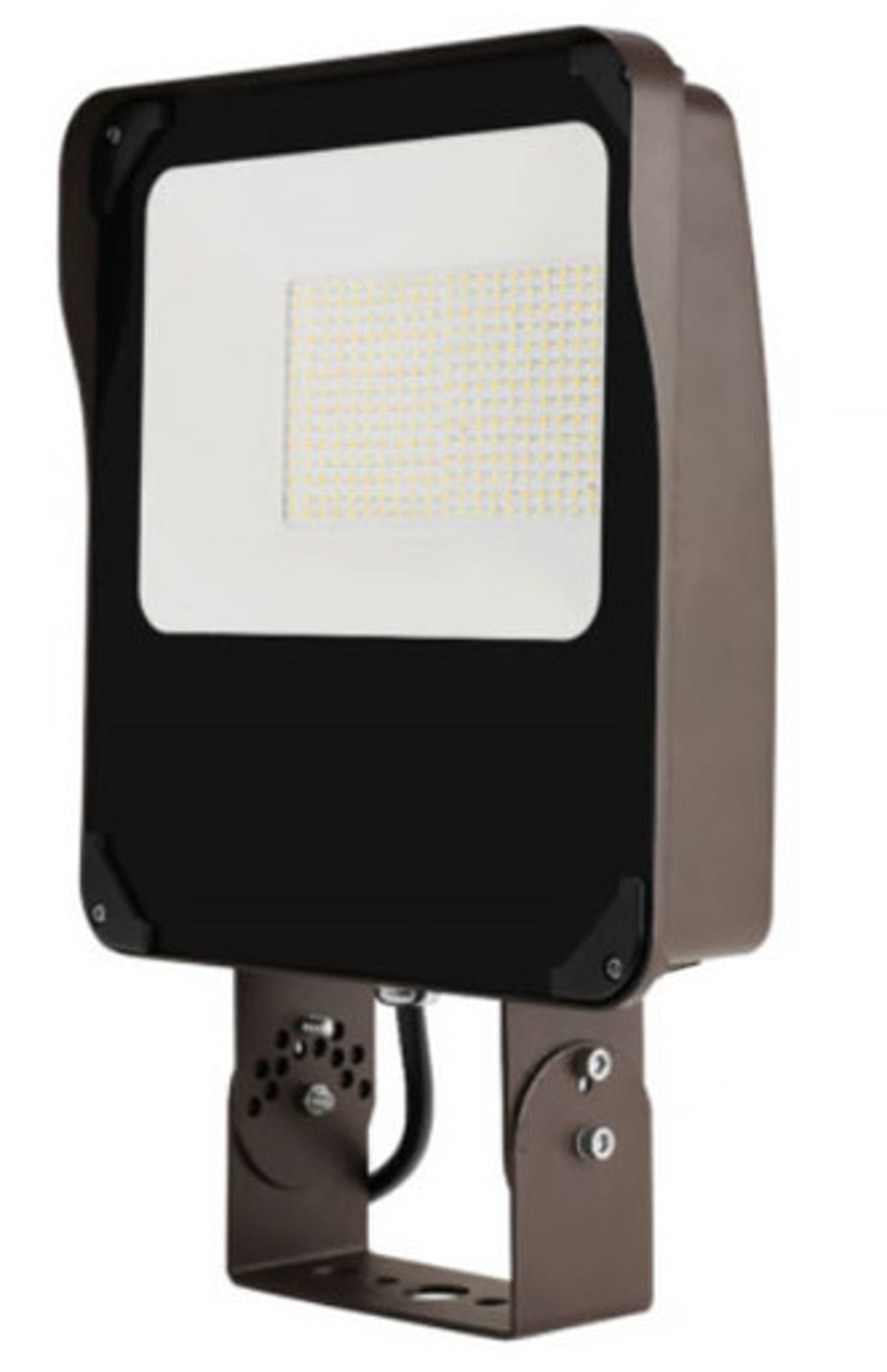 Superior Lighting 6603-85CW-TR - LED Landscape Floods - 85W - 5000K Daylight - 12500 Lumens - Trunnion Mount - Bronze Finish - No Photocell