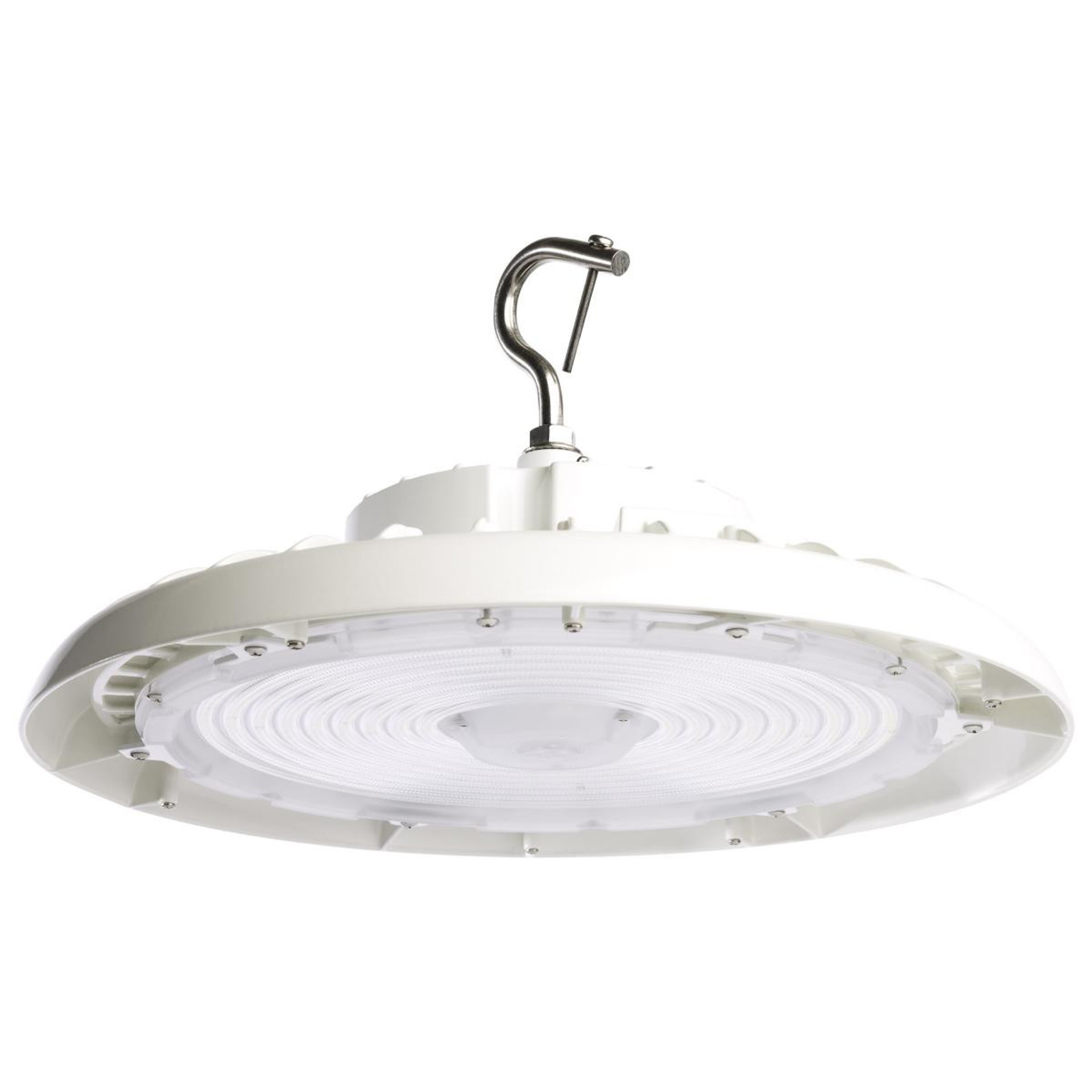 Circular Led High Bay - 240 Watt - 34800 Lumens - 5000K Daylight - White Finish