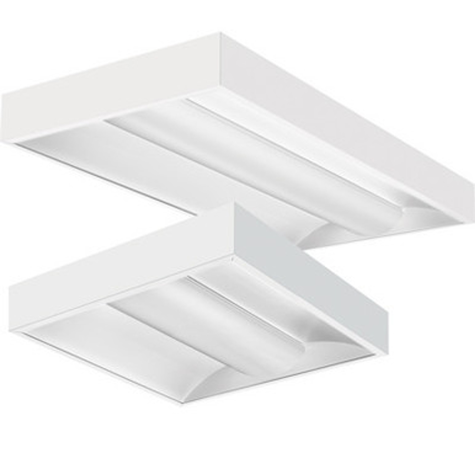 Lithonia Lighting 2VTLX4 40L ADP EZ1 LP840 - LED 2x4 Volumetric Architectural Surface Mount, Nominal 4000 lumens, Acrylic diffuser, linear prismatic lens, eldoLED dimming 1pct, 80+ CRI, 4000K, SKU - 228C93 - 2VTLX4 40L ADP EZ1 LP840