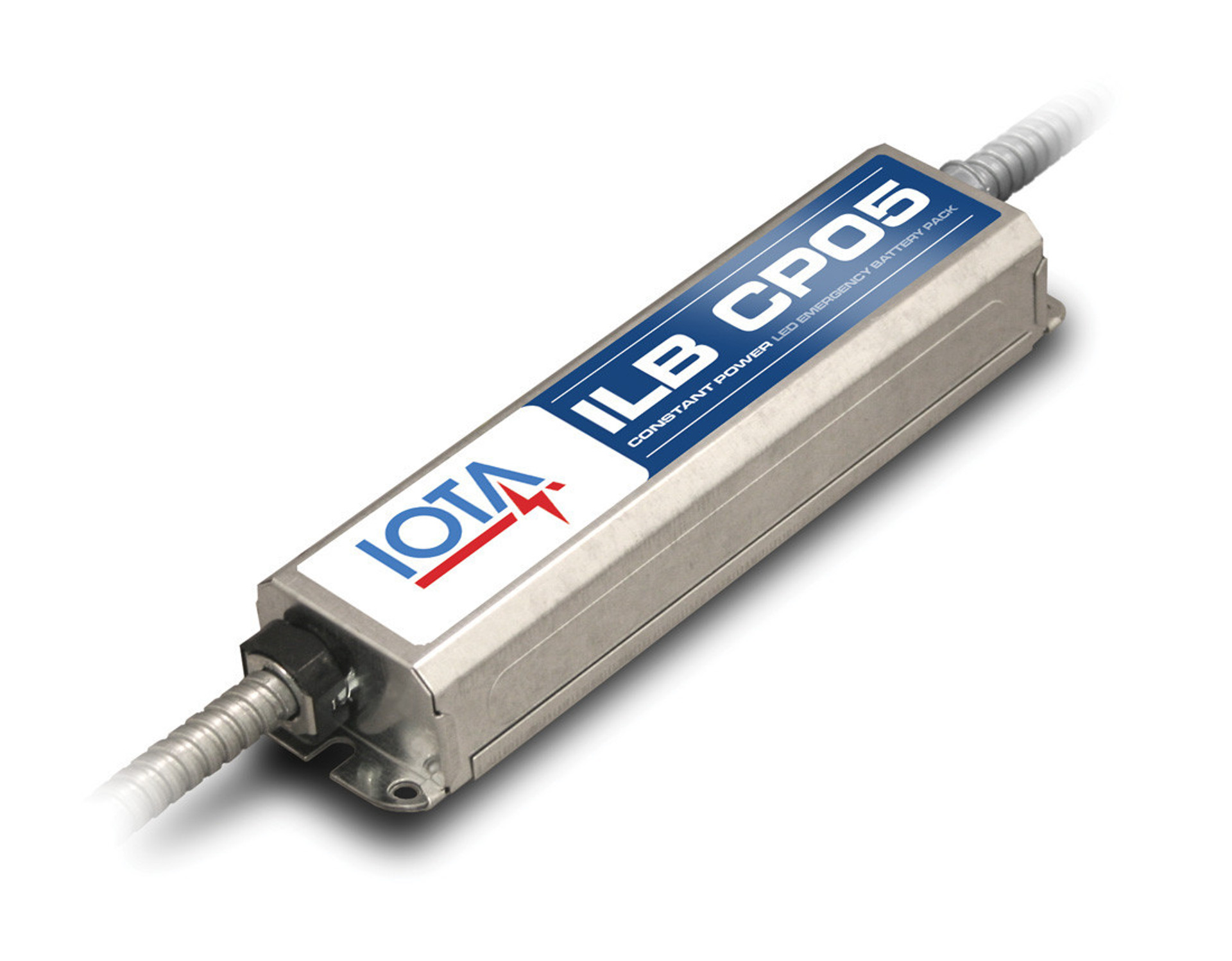 Constant Power LED Emergency Driver, Constant Power 5W Output, Dual Flexible Metal Conduit - Model ILB CP05 A M5