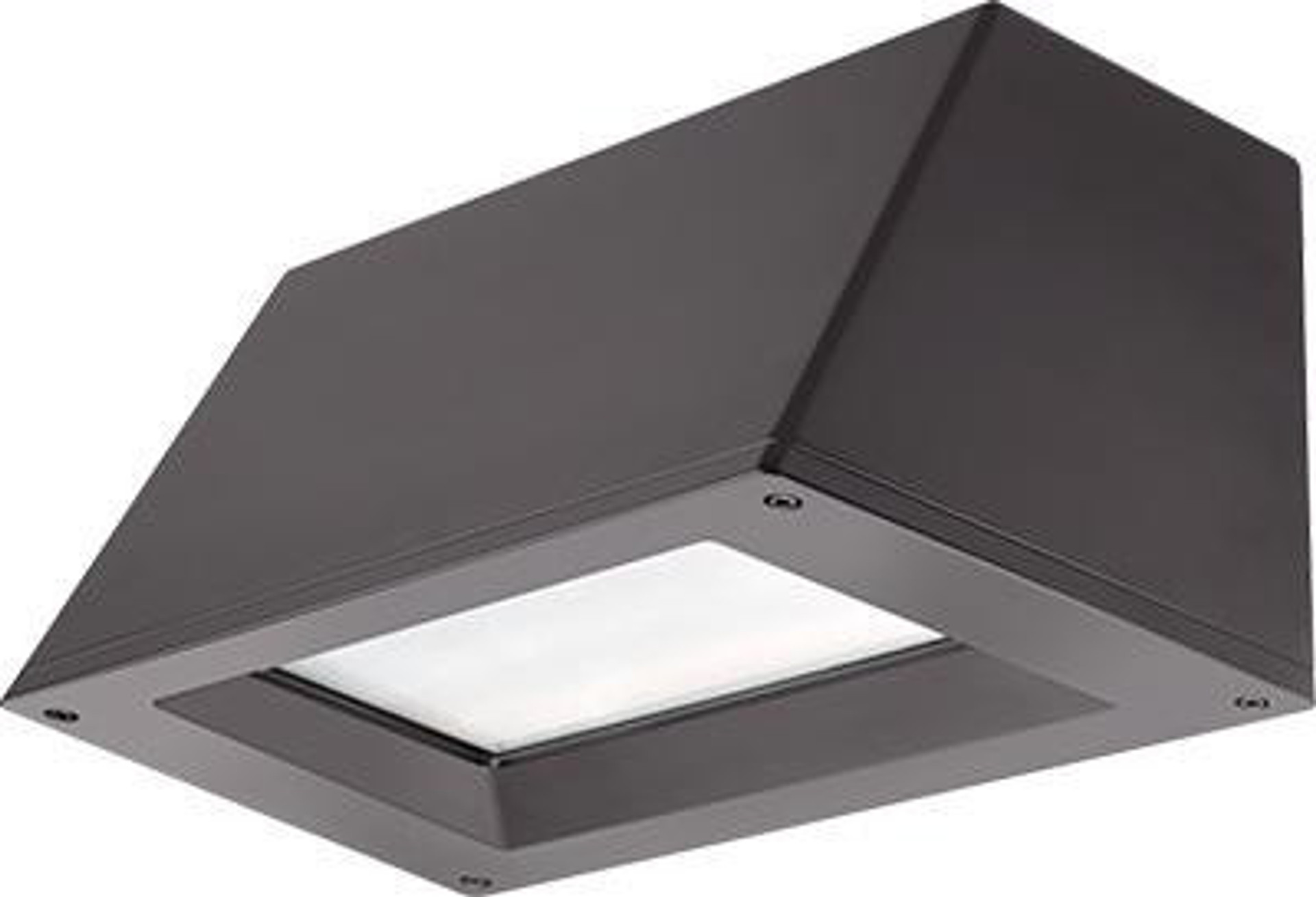 Lithonia Lighting - Security Lighting - LED Trapezoid Wallpack with Photocell, 3000 Lumens, 5000K, Wide Beam, 120V, Bronze Finish - Model WST LED P2 50K VW 120 PE DDBXD