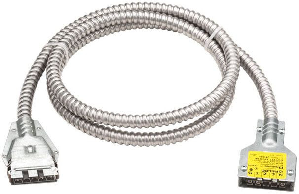 Reloc - Lighting cord set - OnePass Cable 1 Port, 120V, 12AWG, 4 Con - Model OC1 120 12/4G 21 M5