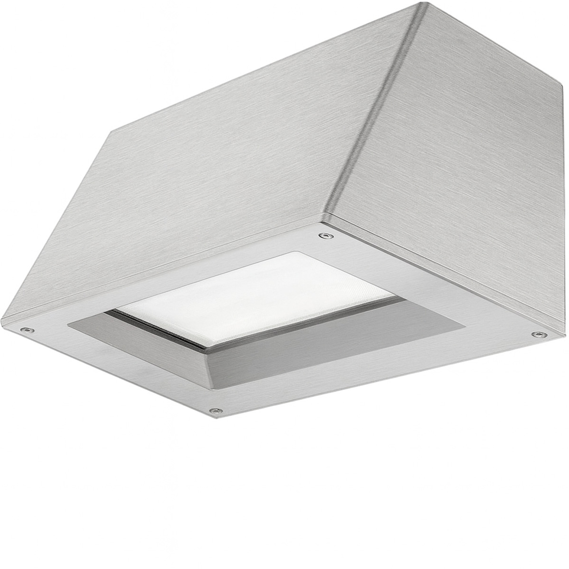 Lithonia Lighting - Security Lighting - LED Trapezoid Wallpack, 6000 Lumens, 3000K, Forward Throw Beam, 120-277V, Natural Aluminum Finish - Model WST LED P3 30K VW MVOLT DNAXD