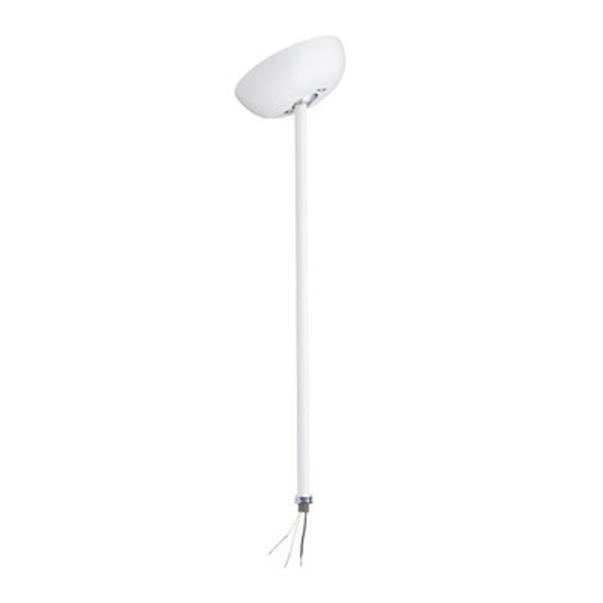 Indy - Track lighting - Pendant Stem, 18' Cable Length, White Pe - Model PSTEM 12IN BLPEN PBR