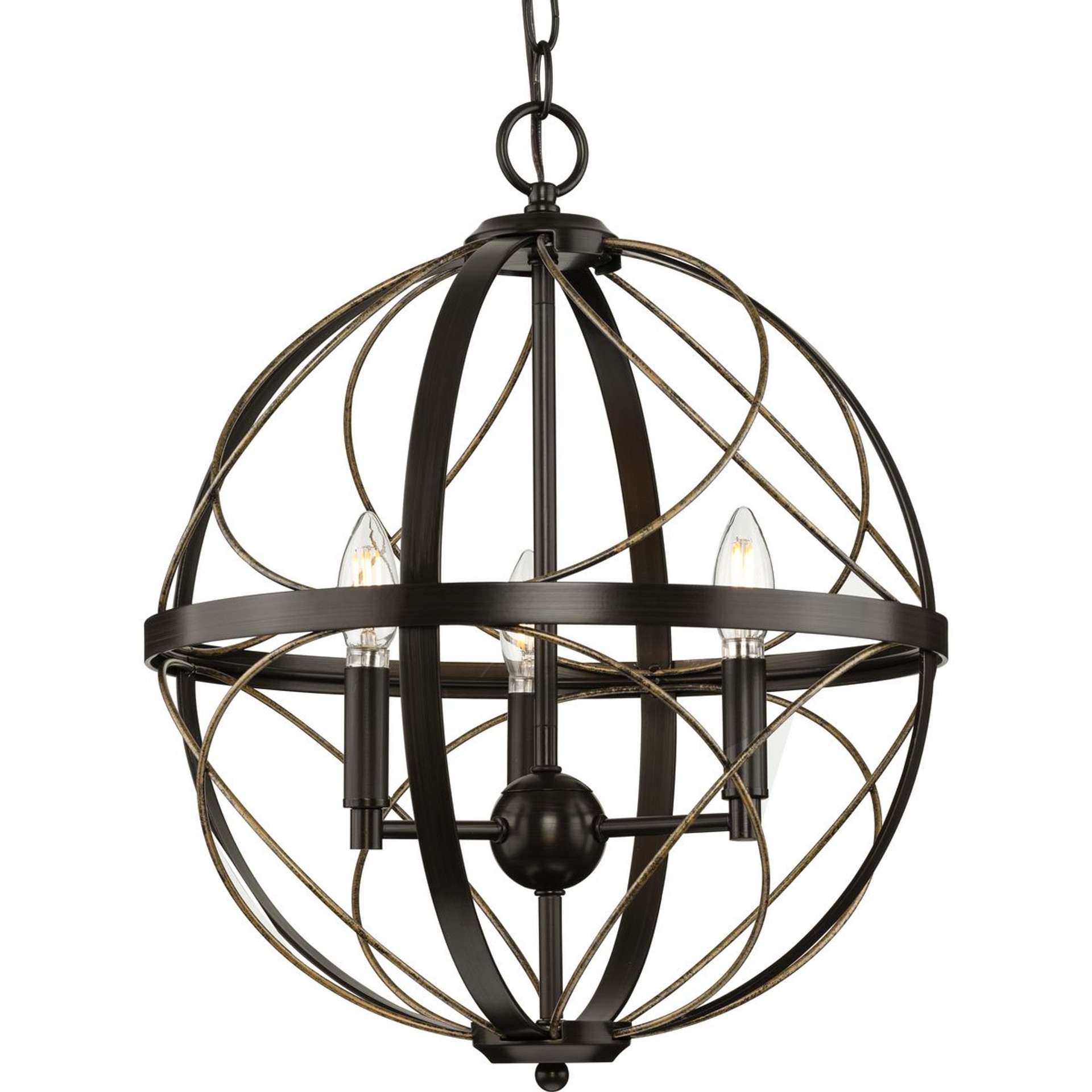 Progress Lighting Pendants Light - Brandywine Collection Three-Light Pendant - Model P500068-020