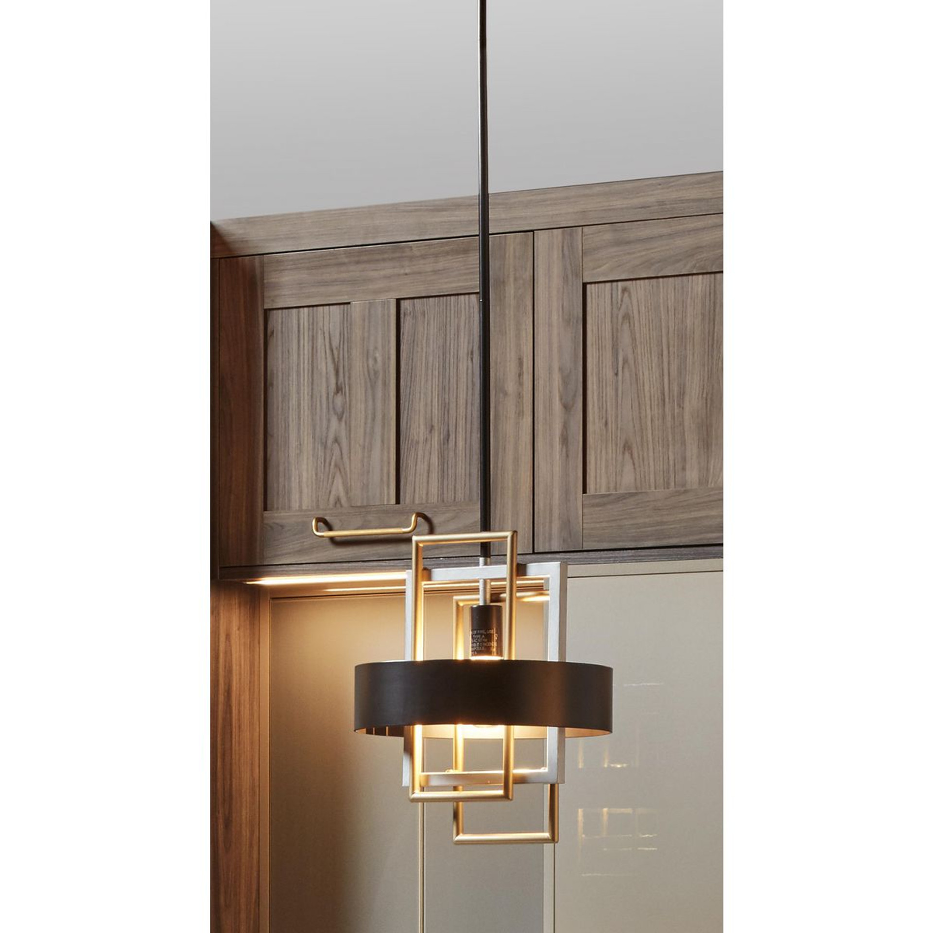 Progress Lighting Adagio Collection One-Light Mini-Pendant - Dry Location Listed Application Shot Model P500173-031