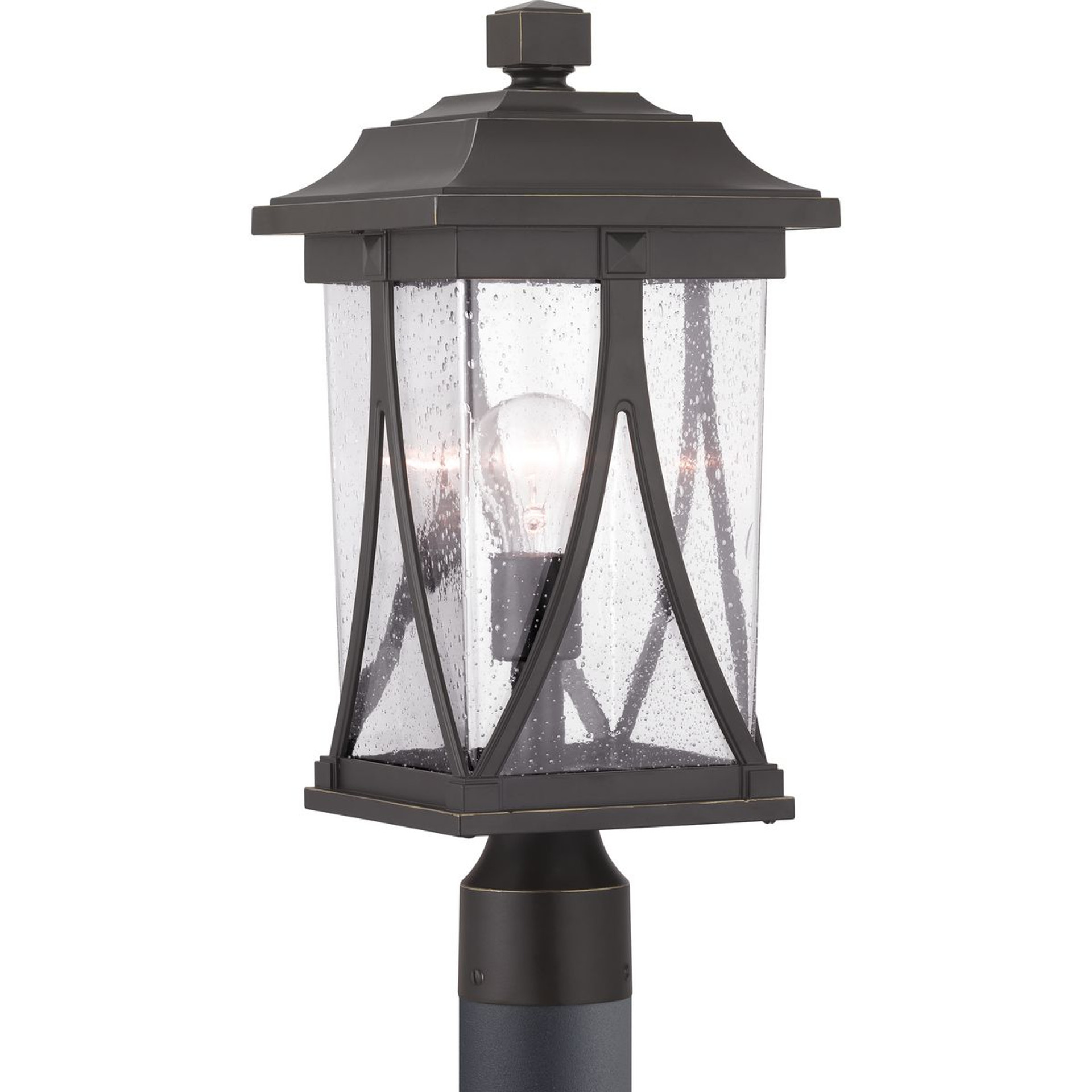 Progress Lighting Outdoor Light - Abbott Collection One-Light Post Lantern - Model P540011-020