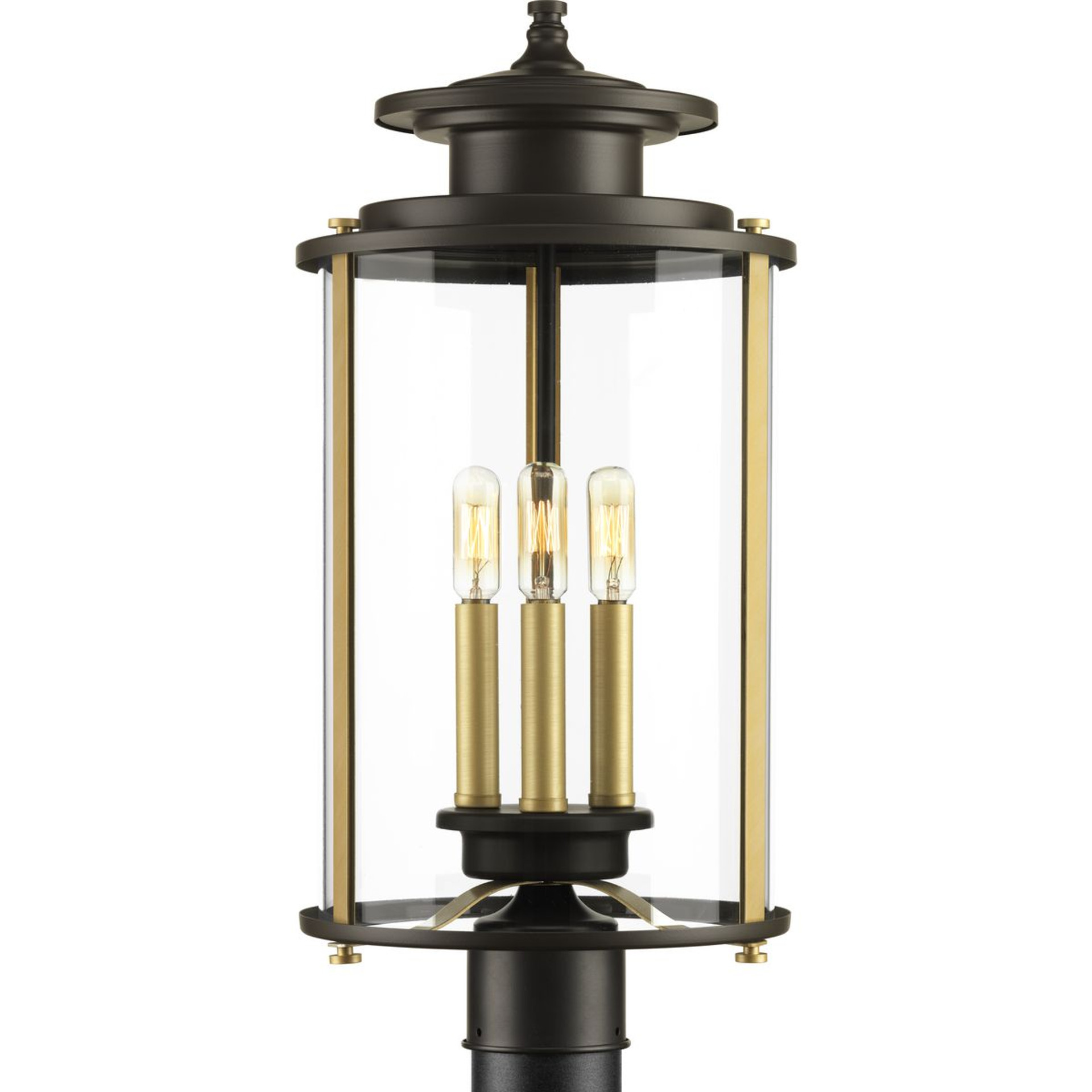 Progress Lighting Outdoor Light - Squire Collection Three-Light Post Lantern - Model P540012-020