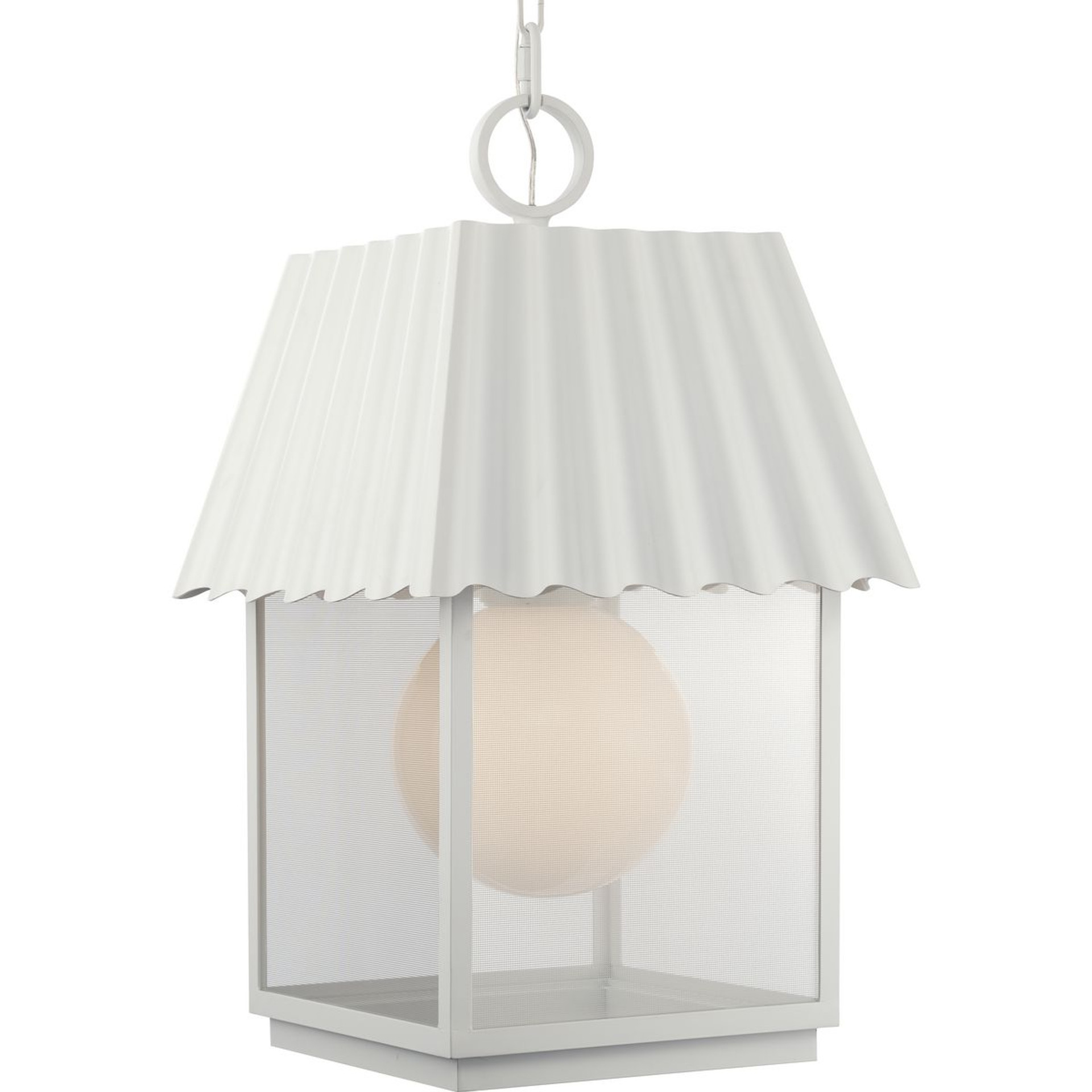Progress Lighting Chandeliers Light - Drum Shade Collection Five-Light Matte Black Harvest Linen Shade Farmhouse Chandelier Light - Model P400193-031