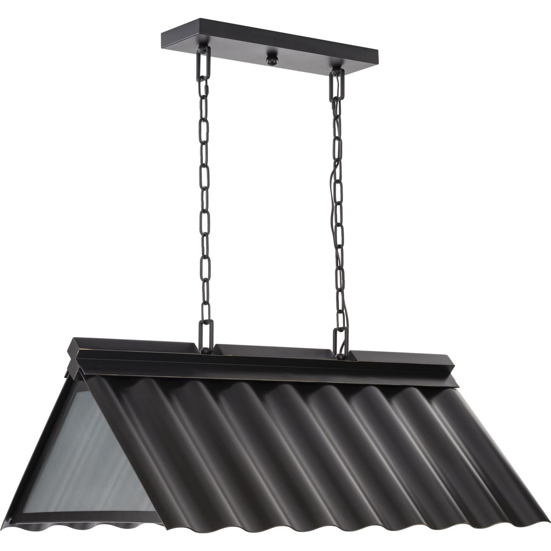 Progress Lighting Chandeliers Light - Parkhurst Collection Five-Light New Traditional Matte Black Clear Glass Chandelier Light - Model P400296-31M