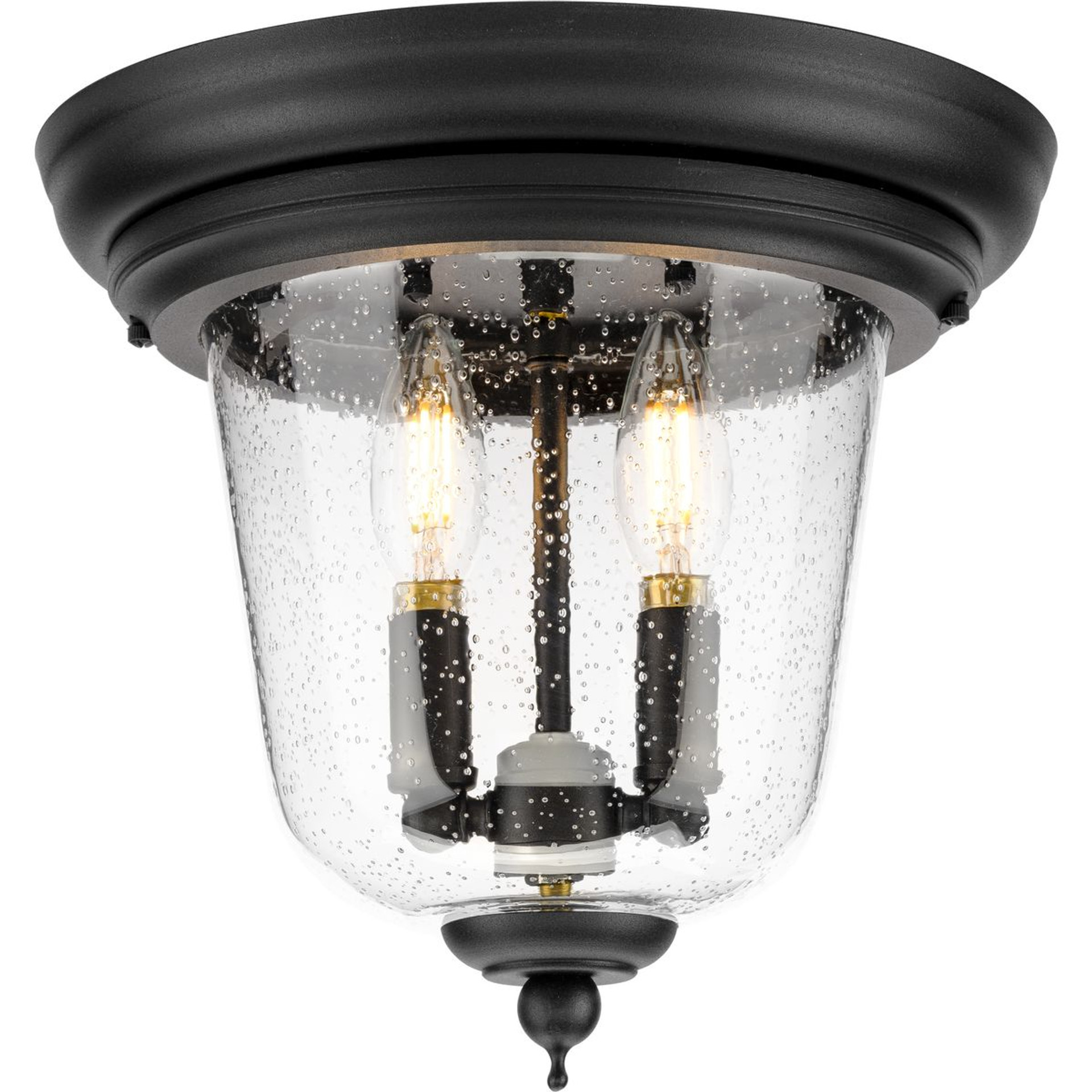 Progress Lighting Outdoor Light - Ashmore Collection Two-Light 10-1/2" Close-to-Ceiling - Model P5562-31