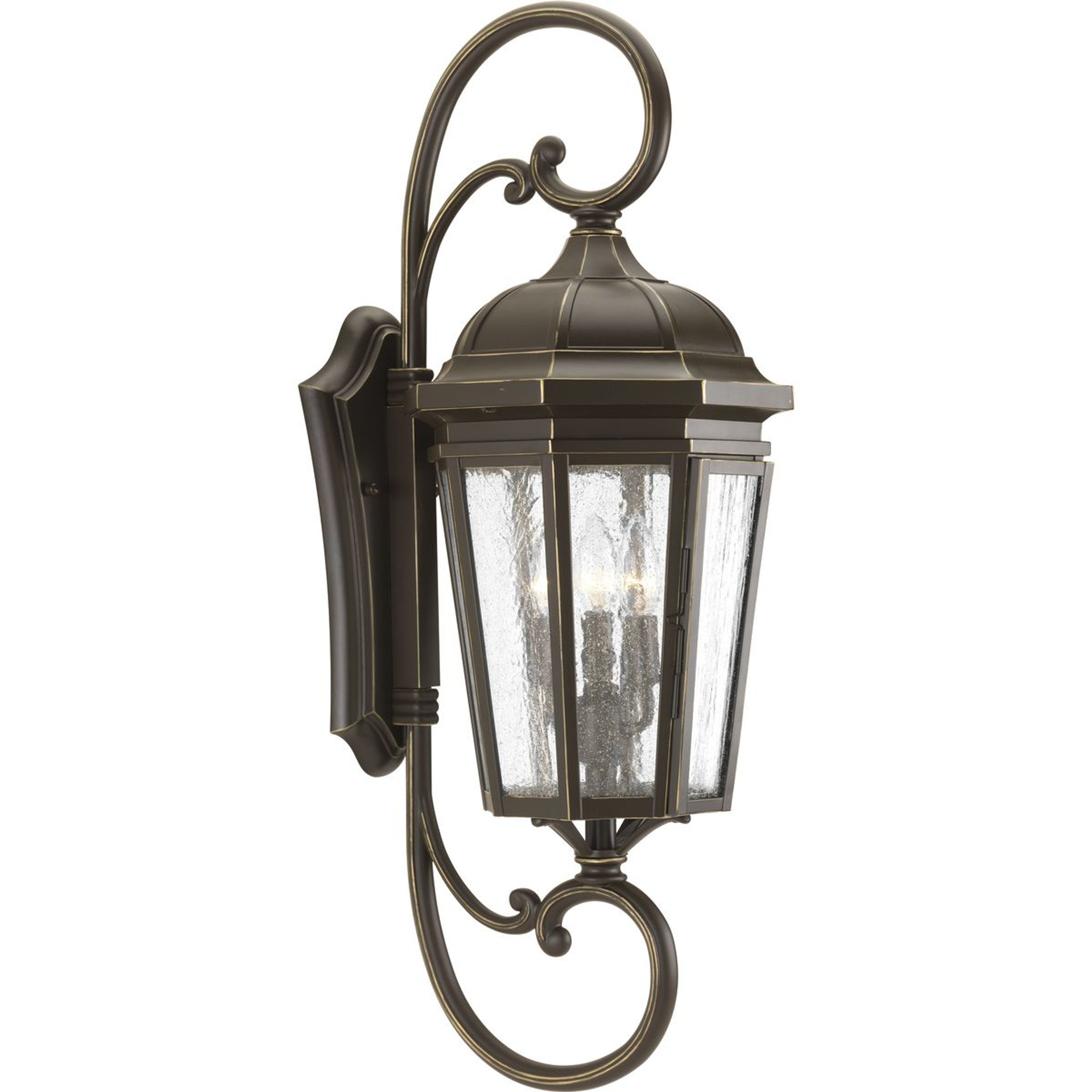 Progress Lighting Outdoor Light - Verdae Collection Three-Light Extra-Large Wall-Lantern - Model P560017-020