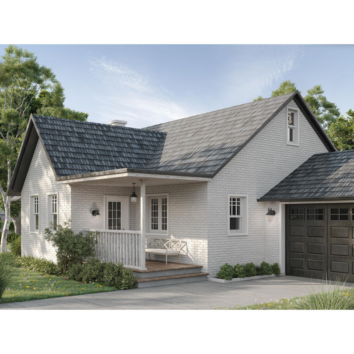 Progress Lighting Weldon Collection One-Light Large Wall Lantern - Wet Location Listed Application Shot Model P560121-031