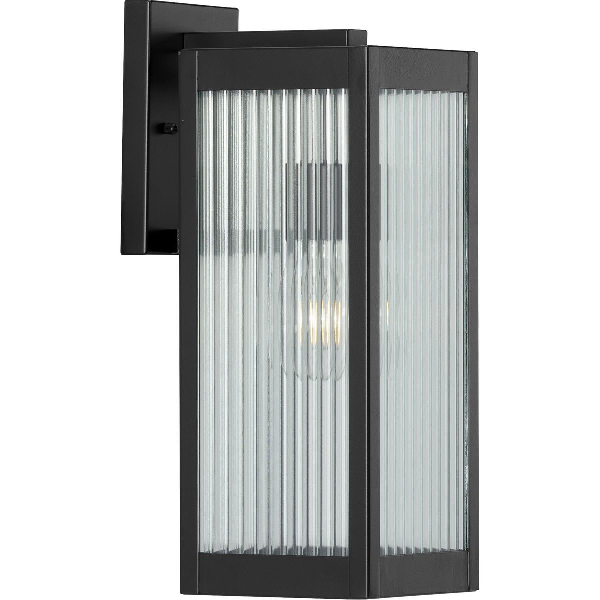 Progress Lighting Outdoor Light - Felton Collection Black One-Light Medium Wall Lantern - Model P560130-031