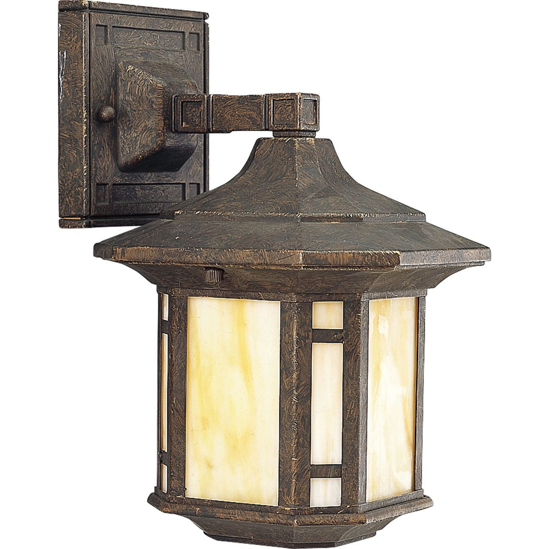 Progress Lighting Outdoor Light - Arts and Crafts Collection One-Light Small Wall Lantern - Model P5628-46