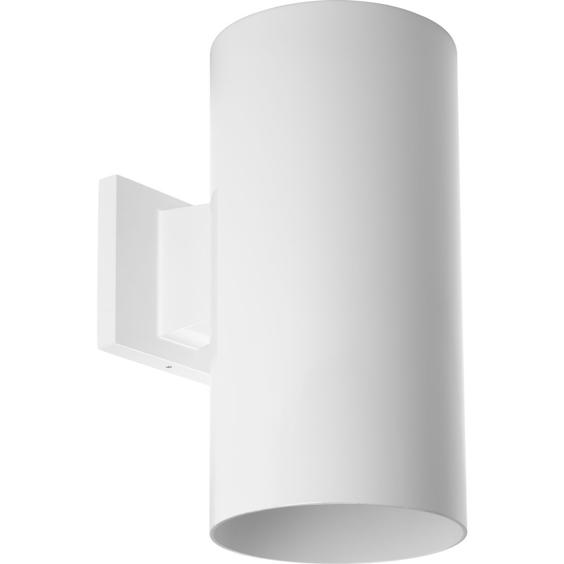 Progress Lighting Cylinder Light - 6" White LED Outdoor Wall Cylinder - Model P5641-30/30K