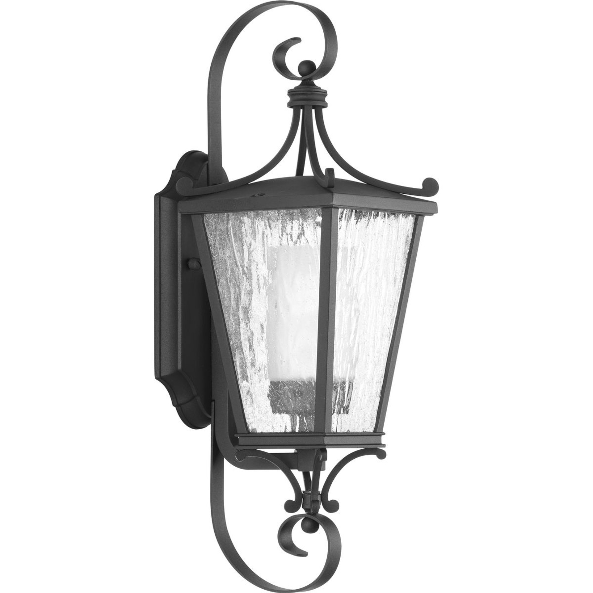 Progress Lighting Outdoor Light - Cadence Collection Black One-Light Small Wall Lantern - Model P6626-31CD