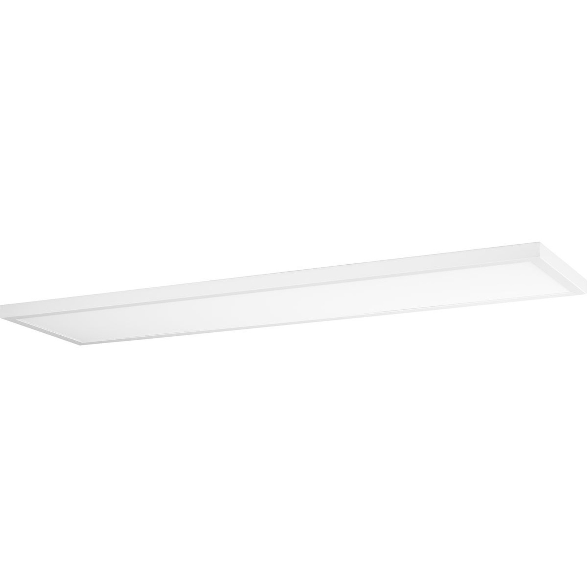 Progress Lighting Close-to-Ceiling Light - Everlume LED 48-inch Satin White Modern Style Linear Ceiling Panel Light - Model P810033-028-30