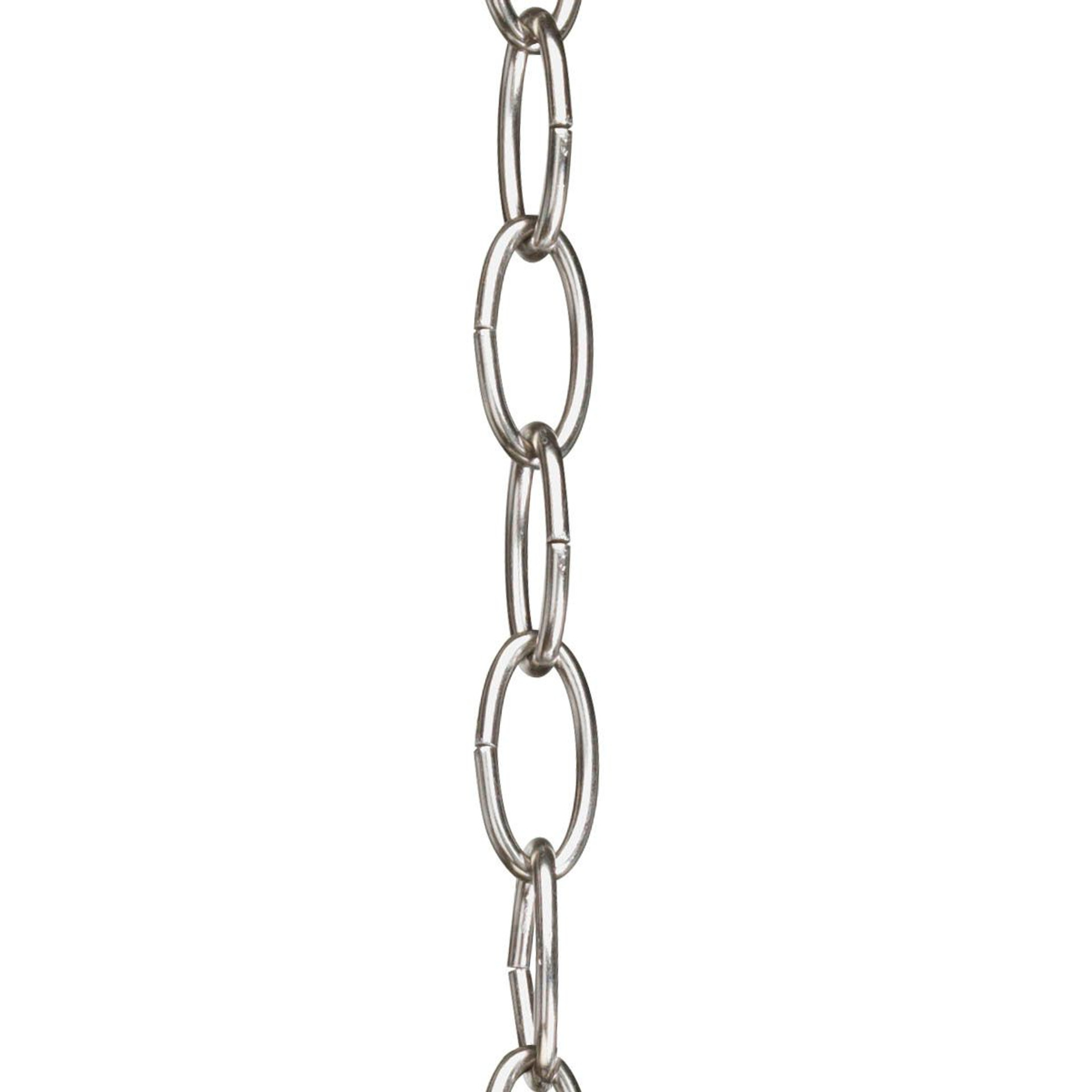Progress Lighting Accessories Light - Accessory Chain - 10' of 9 Gauge Chain in Brushed Nickel - Model P8757-09