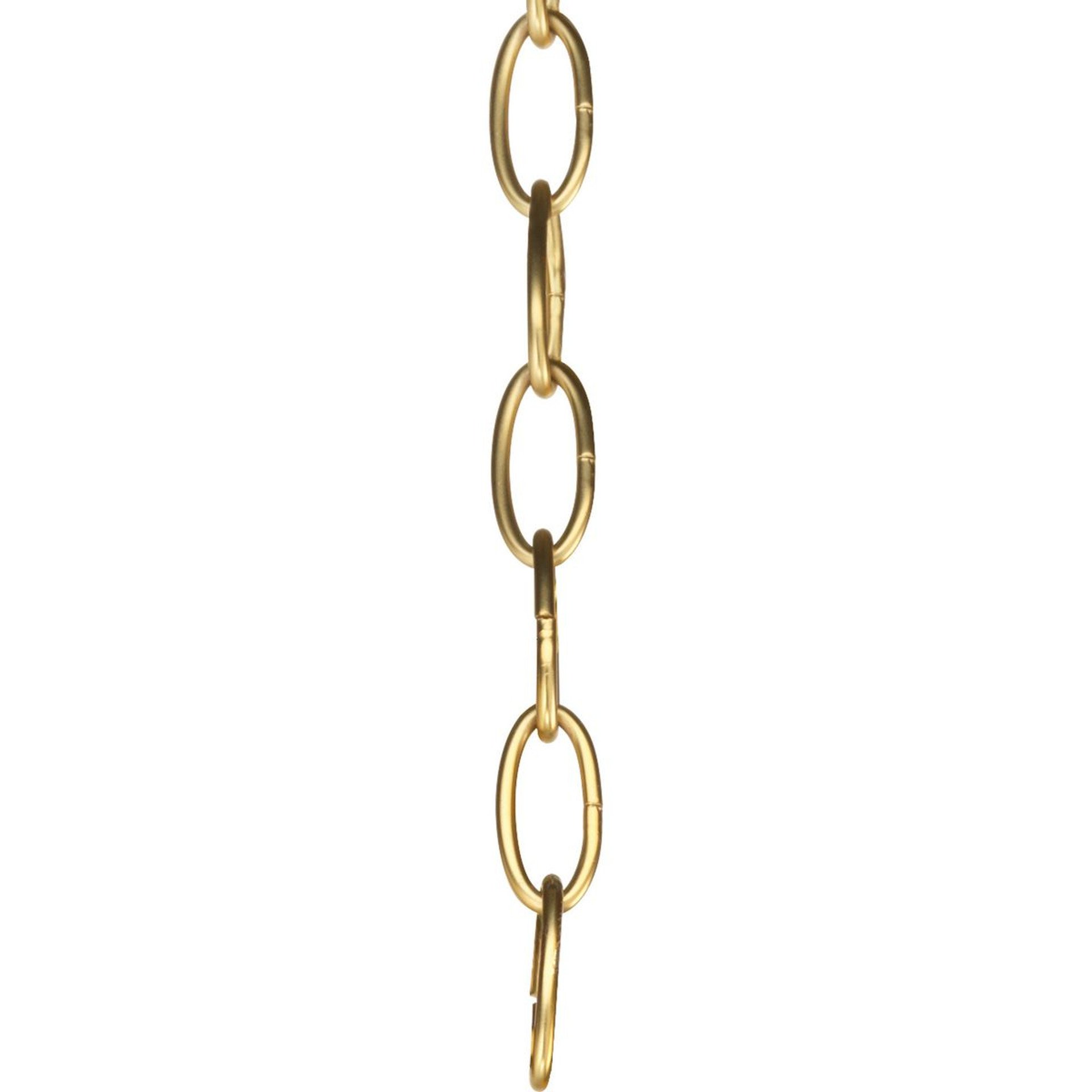 Progress Lighting Accessories Light - Accessory Chain - 10' of 9 Gauge Chain in Natural Brass - Model P8757-137
