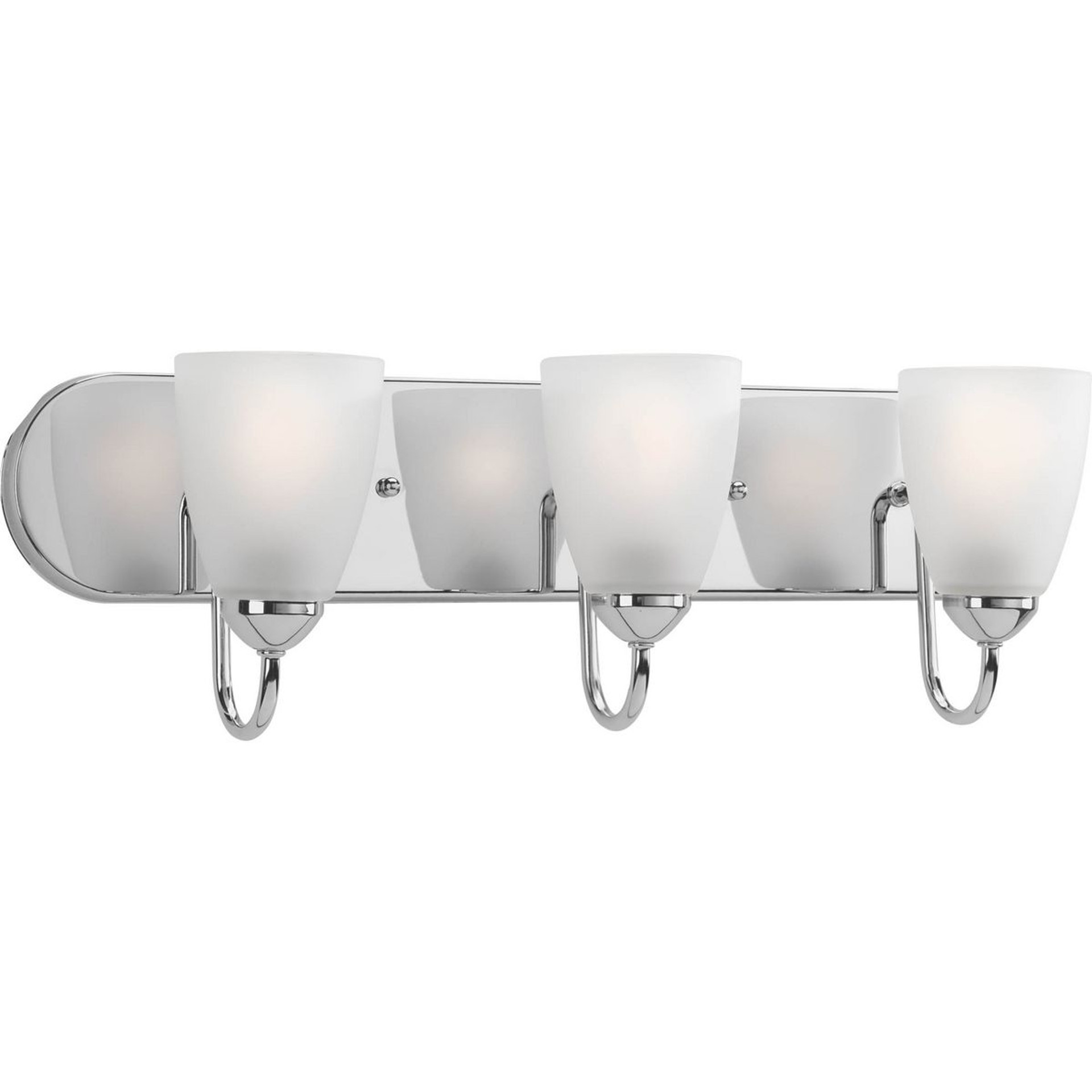 Progress Lighting Bath & Vanity Light - Gather Collection Three-Light Polished Chrome Etched Glass Traditional Bath Vanity Light - Model P2708-15