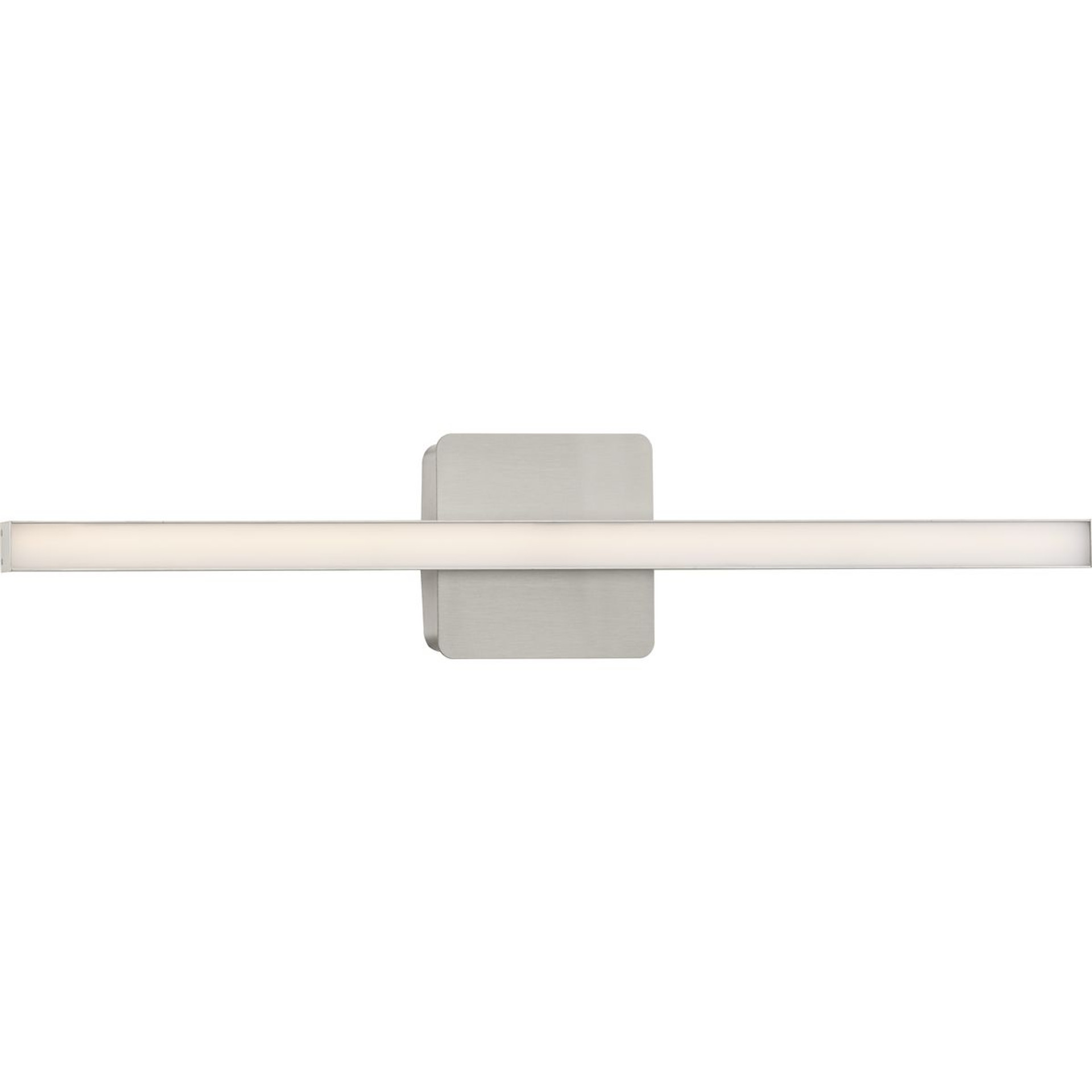 Progress Lighting Bath & Vanity Light - Phase 4 Collection 24 in. Brushed Nickel Medium Modern Integrated 3CCT Integrated LED Linear Vanity Light - Model P300404-009-CS