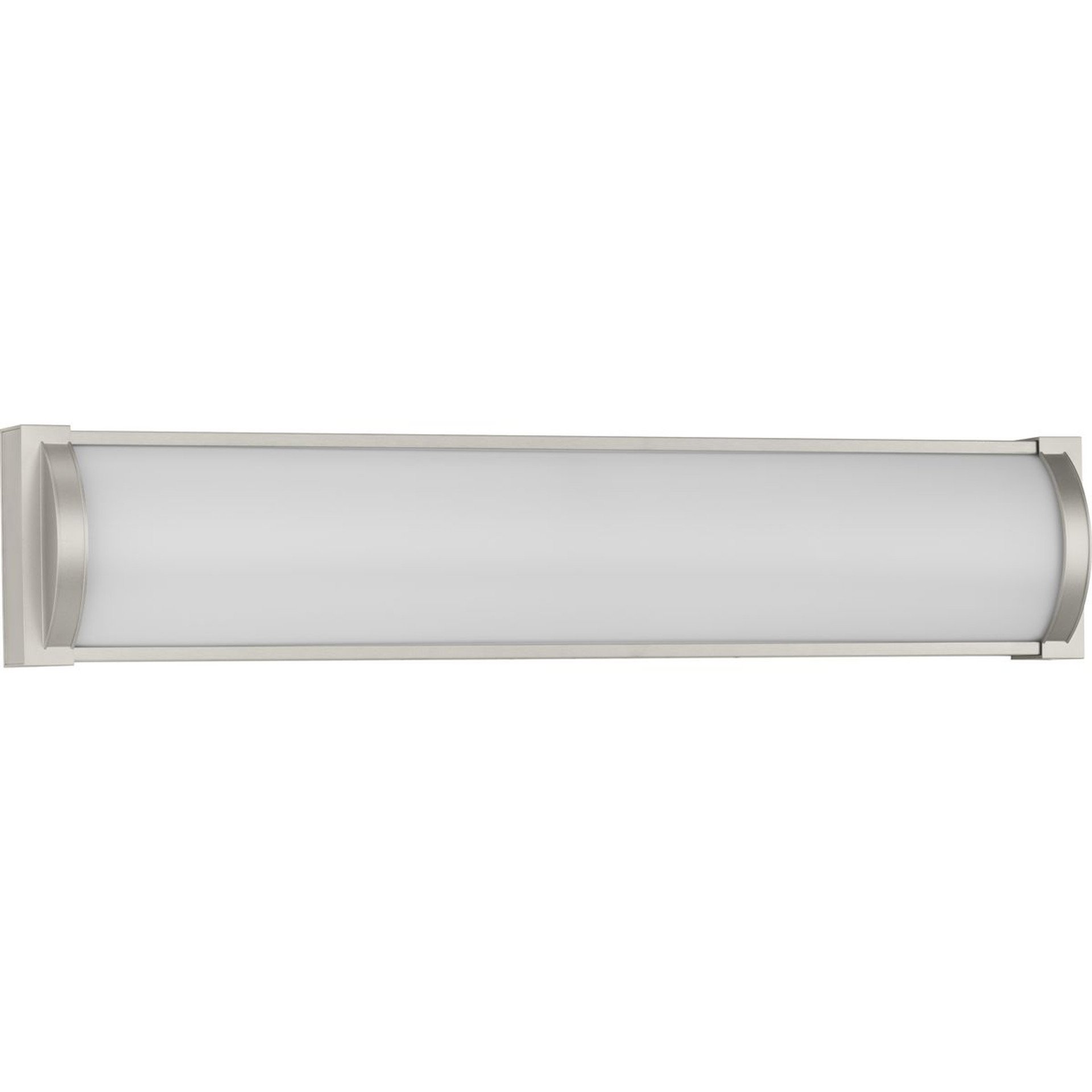 Progress Lighting Bath & Vanity Light - Barril Collection 24 in. Brushed Nickel Medium Modern Integrated LED Linear Vanity Light - Model P300408-009-30