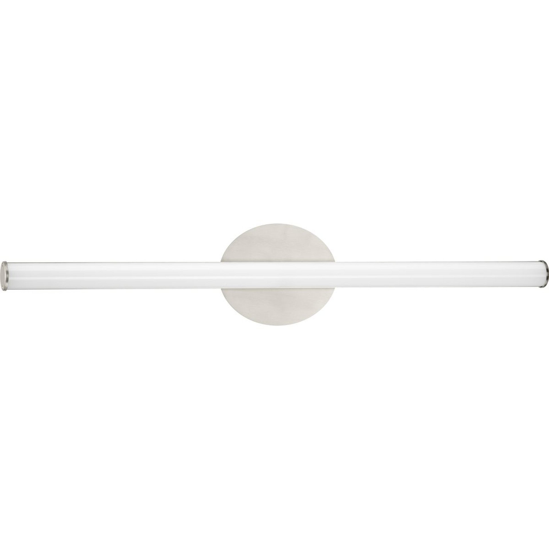 Progress Lighting Bath & Vanity Light - Phase 3 Collection 32 in. Brushed Nickel Large Modern 3CCT Integrated LED Linear Vanity Light - Model P300412-009-CS