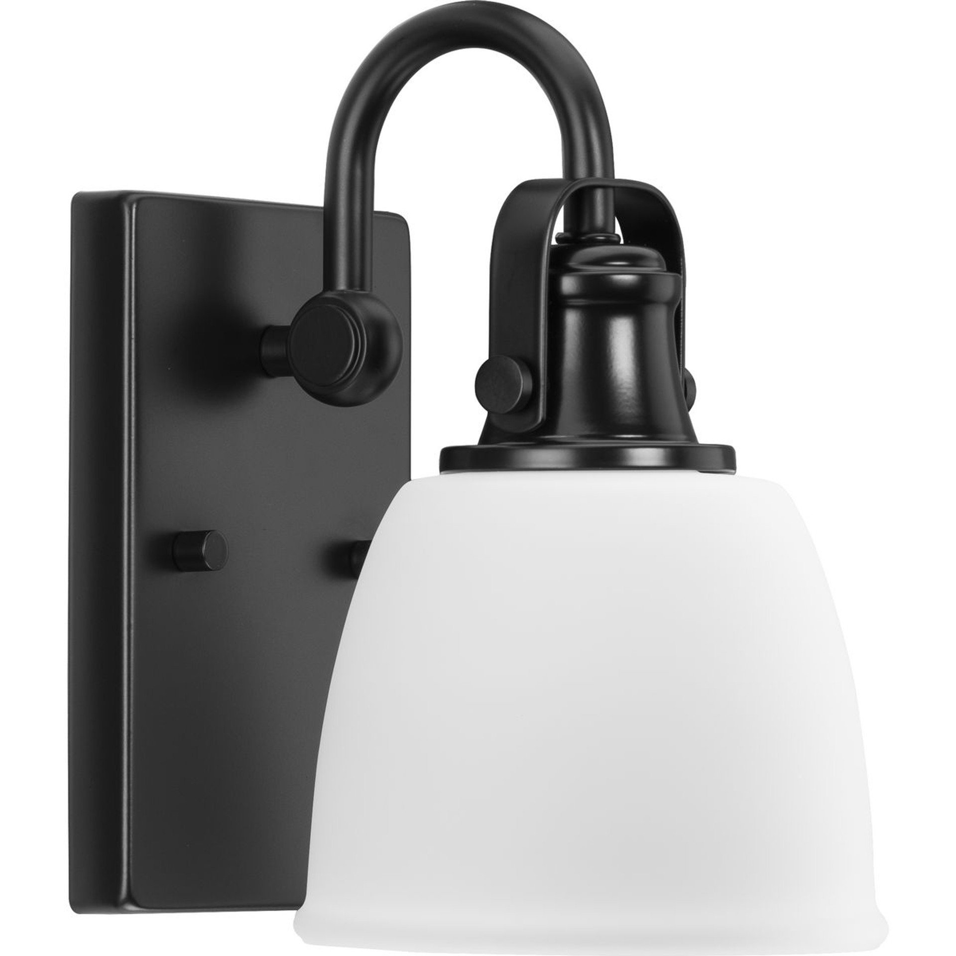 Progress Lighting Bath & Vanity Light - Preston Collection One-Light Coastal Matte Black Bath and Vanity Light - Model P300426-31M