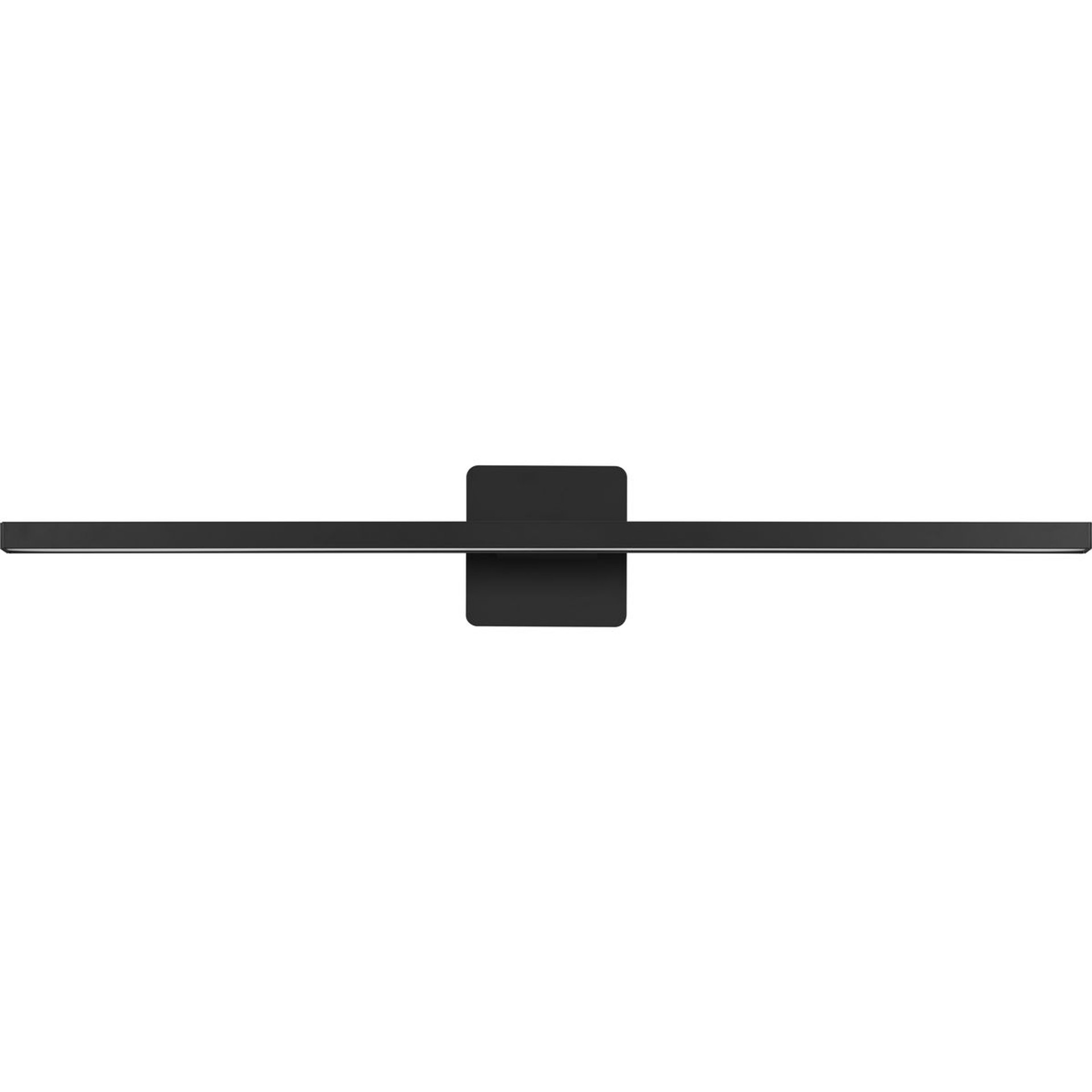 Progress Lighting Bath & Vanity Light - Phase 5 Collection 32 in. Black Slim Modern 3CCT Integrated LED Linear Vanity Light - Model P300450-31M-CS