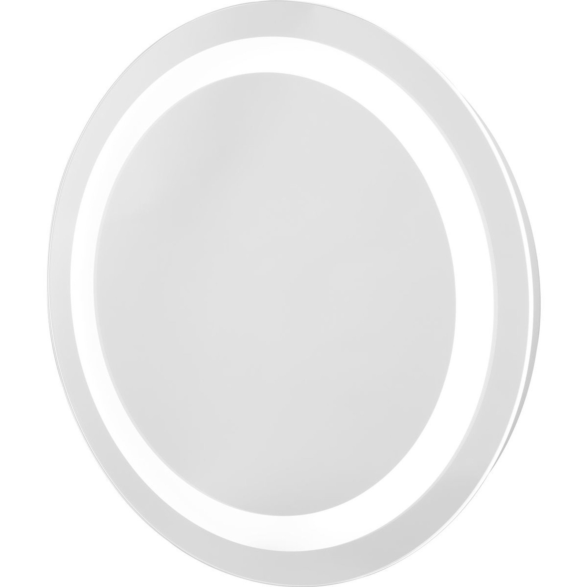 Progress Lighting Bath & Vanity Light - Captarent Collection 24 in. Round Illuminated Integrated LED White Modern Mirror - Model P300454-030-30