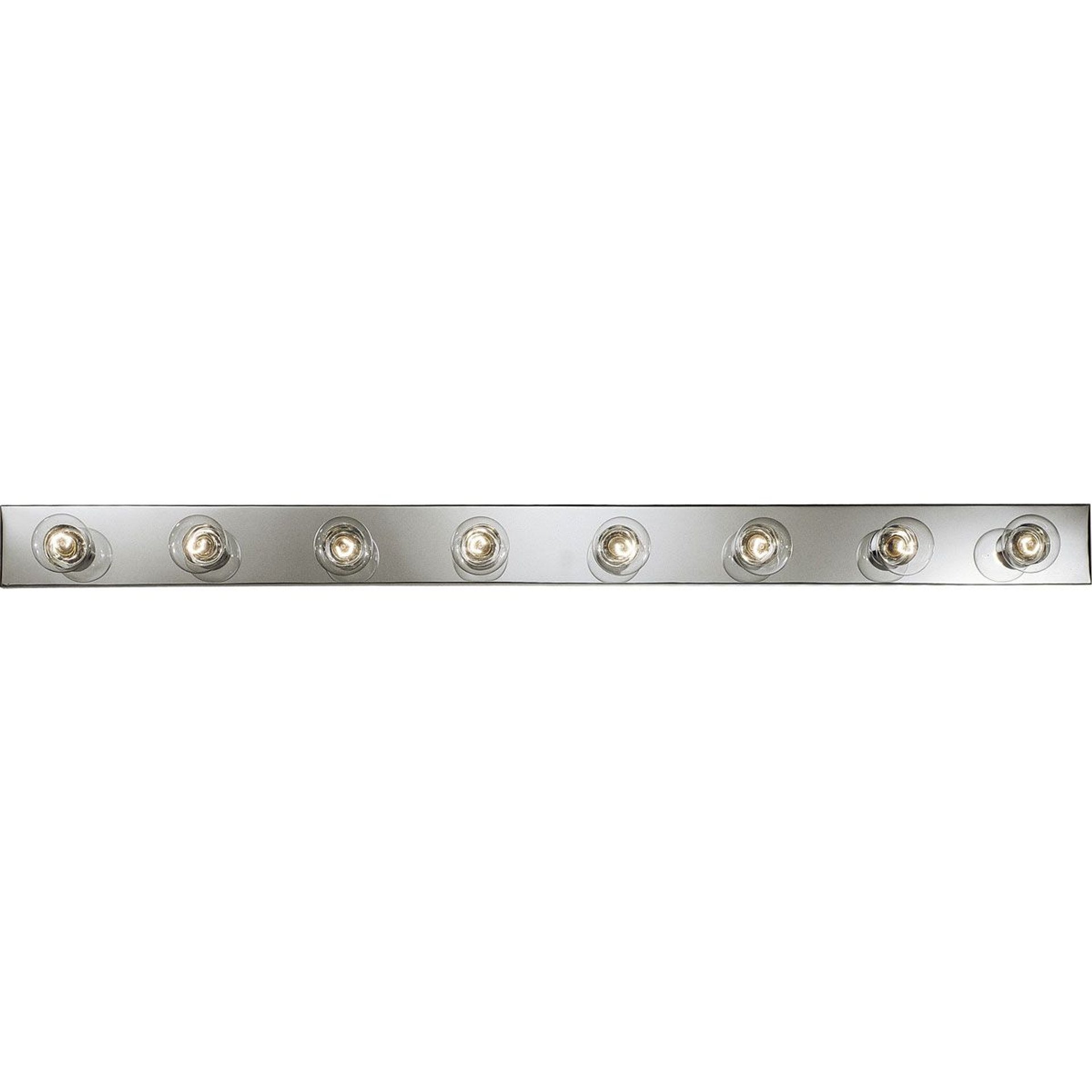 Progress Lighting Bath & Vanity Light - Broadway Collection Eight-Light Polished Chrome Traditional Bath Vanity Light - Model P3118-15