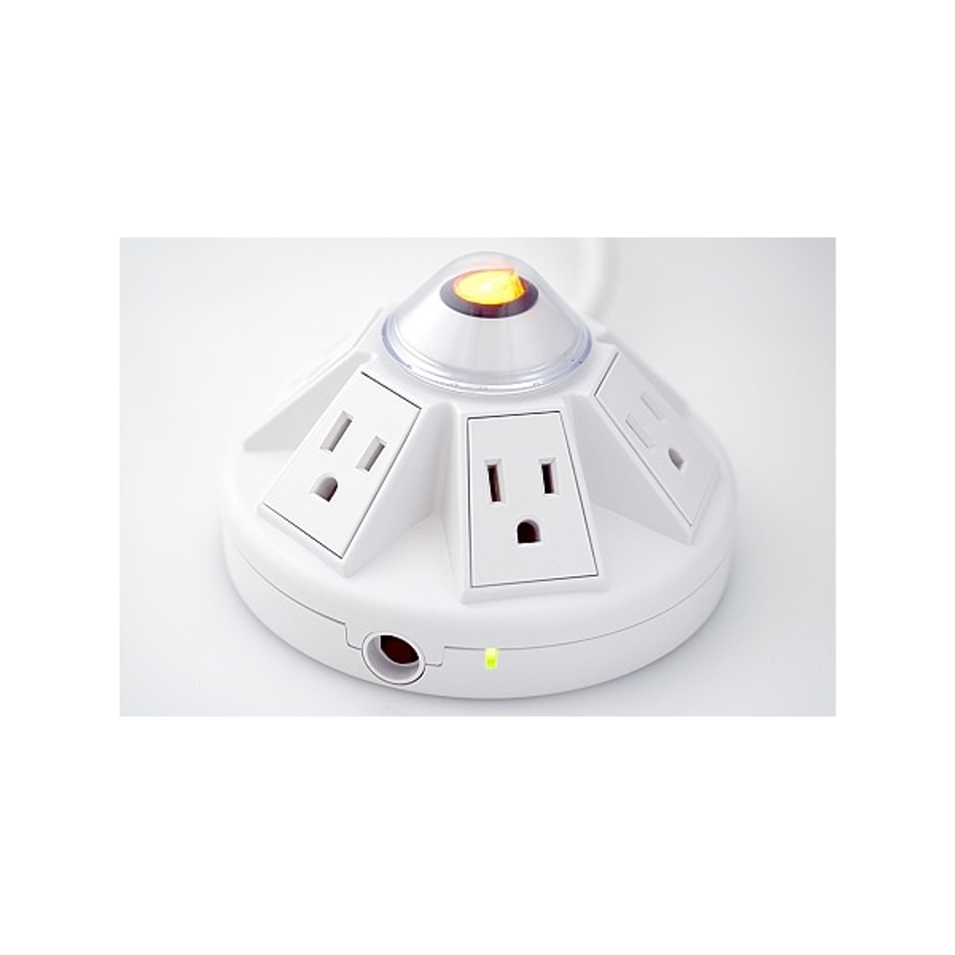 ELECTRIDUCT POWRAMID Surge Protector - 8FT Cord (WHITE), PK 2 - PD-KP-8-WT-2PK