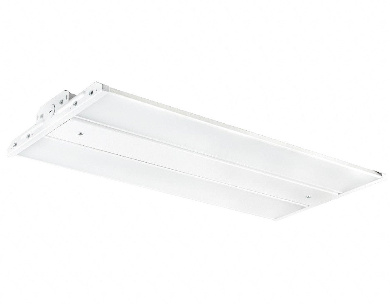 Superior Lighting - HBL12D160W27V50K-FD  - LED Warehouse High Bay, 14" x 23" - 160 Watt, 22000 Lumens - 110-277V - White Finish