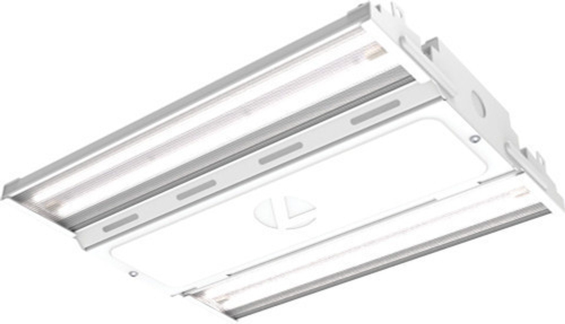 Compact Pro High Bay, LED, 48,000LM, High efficiency, Glare Control Lens, Narrow distribution, 120V-277V, Generic driver 0-10V dimming, 5000K, 80 color rendering index, White - CPHB 48000LM HEF GCL ND MVOLT GZ10 50K 80CRI DWH