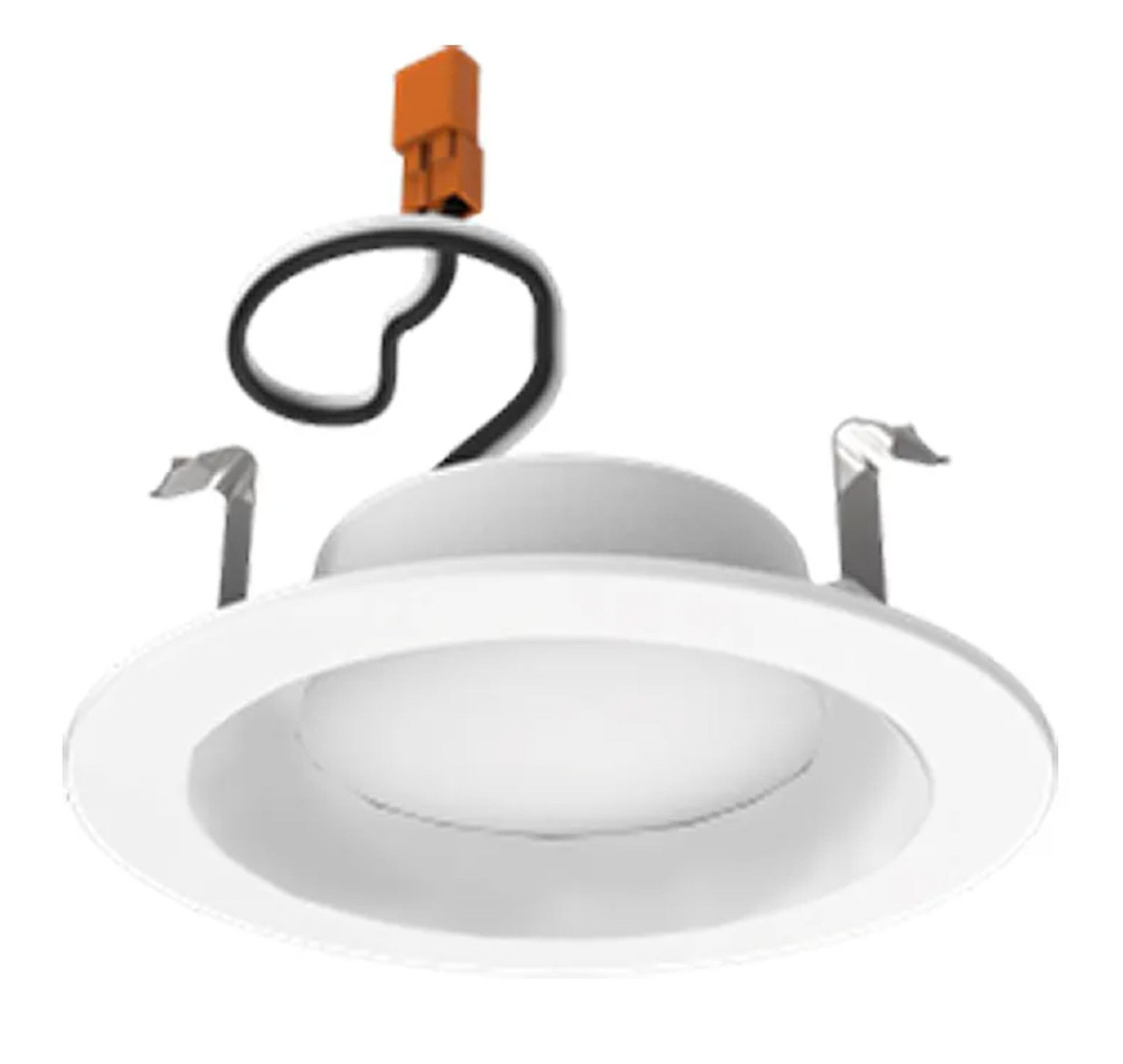 4 Inch LED Recessed Downlight With Smooth Trim - 6.5 Watt - 850 Lumens - Color Selectable 27K/30K/40K/50/65K - 120V - Recessed Can Required - Dimmable