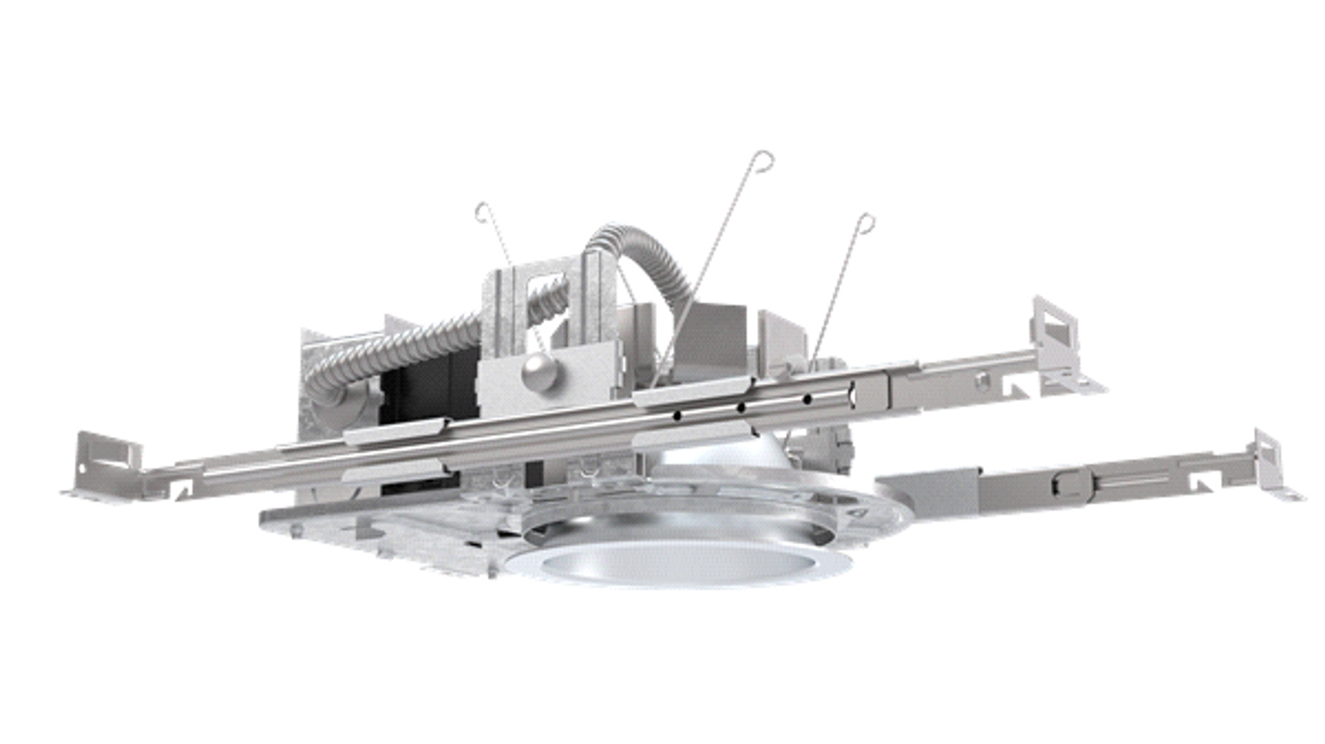 Lithonia LDN4 30/15 MVOLT GZ10 HSG - Ldn 4In Round New Construction Housing, 3000K, 1,500 Lumens, Multi-Volt, 0-10V Driver Dims To 10%, Housing