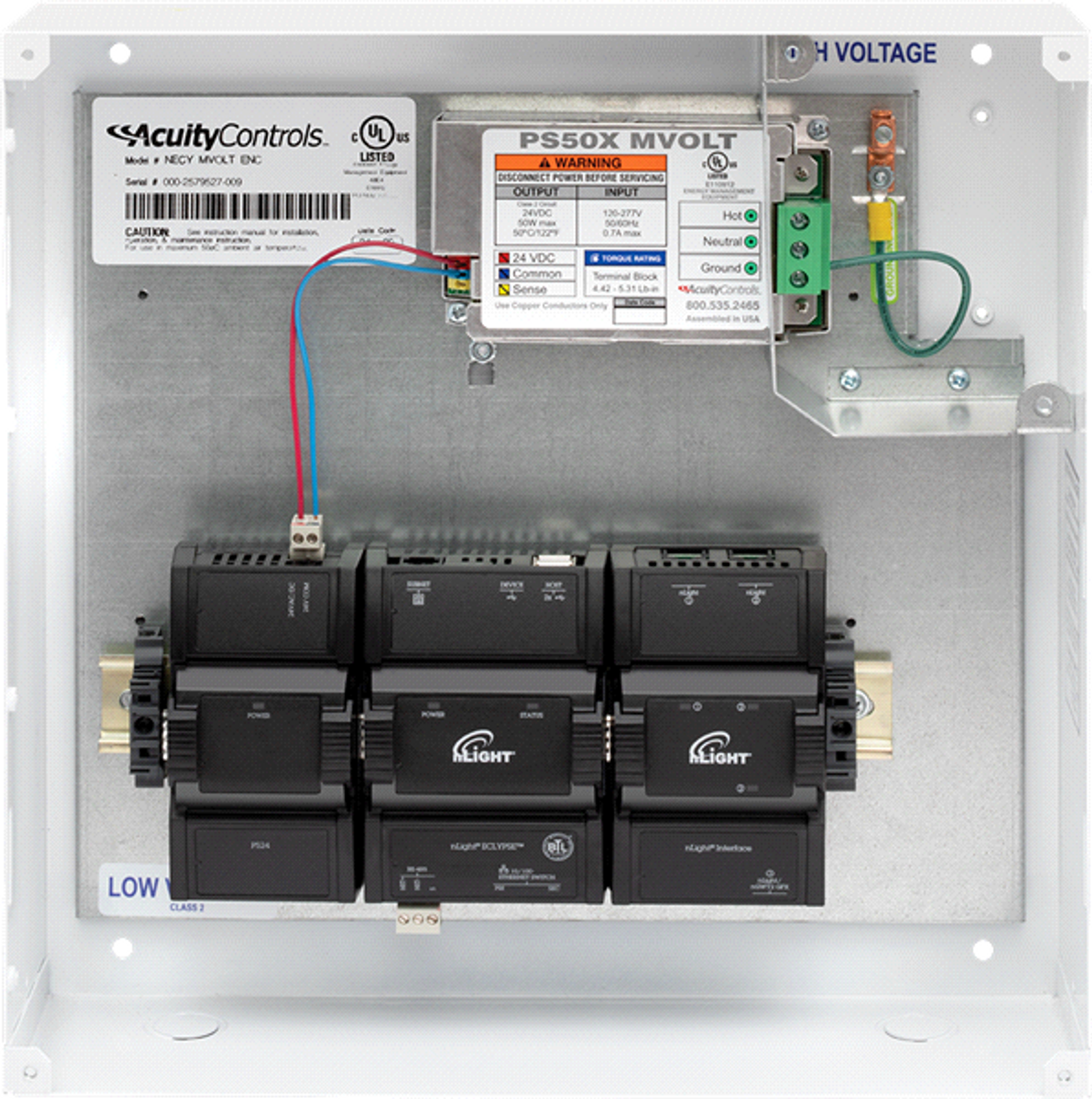nLight - Controller switch - nLight Eclypse, 120-277V, OpenADR, Enclo - Model NECY MVOLT ENC AIR