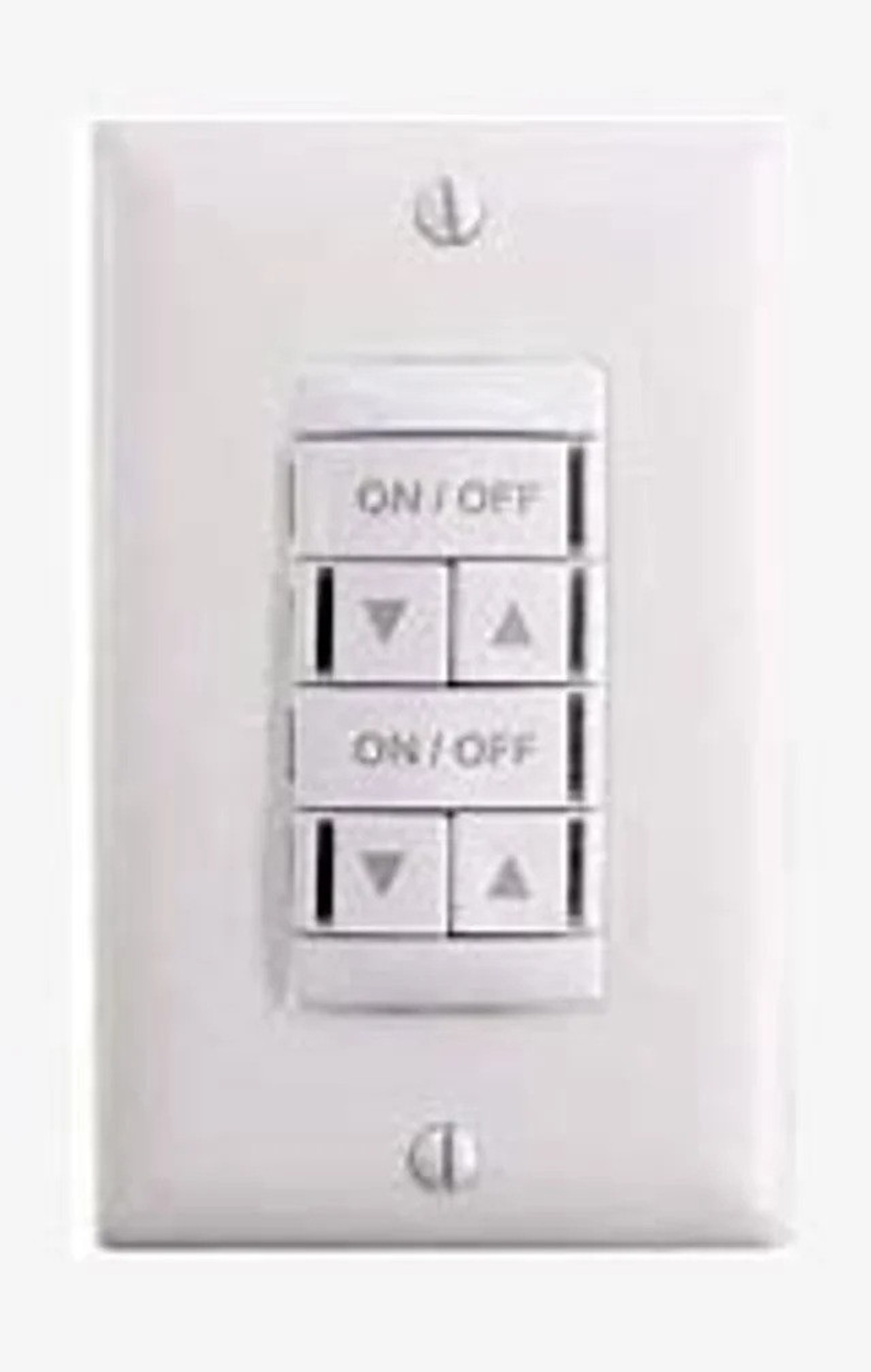 nLight Wired Aesthetic Wallpod,2-Pole,Raise/Lower Dimming,Correlated color temperature,White