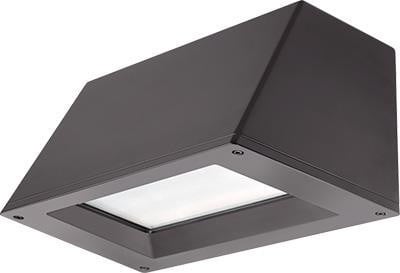 Lithonia Lighting - Security Lighting - LED Trapezoid Wallpack, 1500 Lumens, 3000K, Wide Beam, 120-277V, Bronze Finish - Model WST LED P1 30K VW MVOLT DDBXD